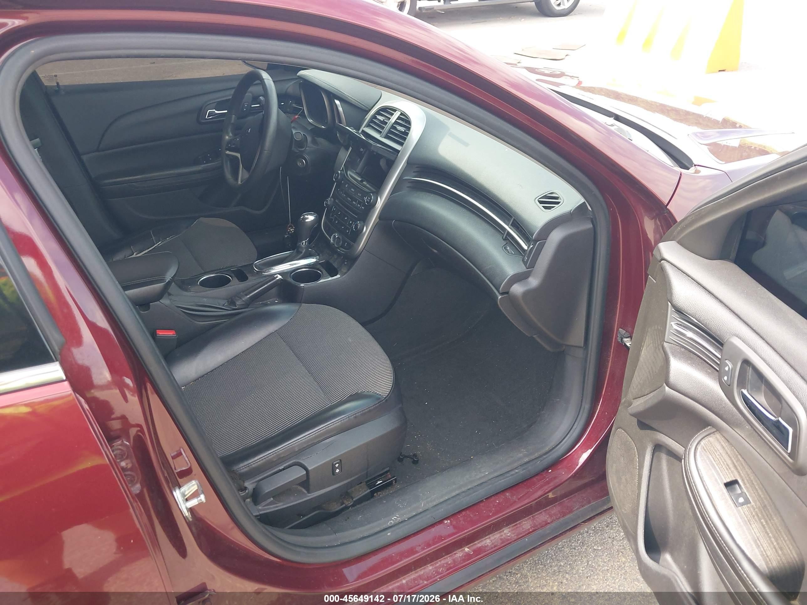 2015 Chevrolet Malibu 1lt Бордовый vin: 1G11C5SL4FF298406