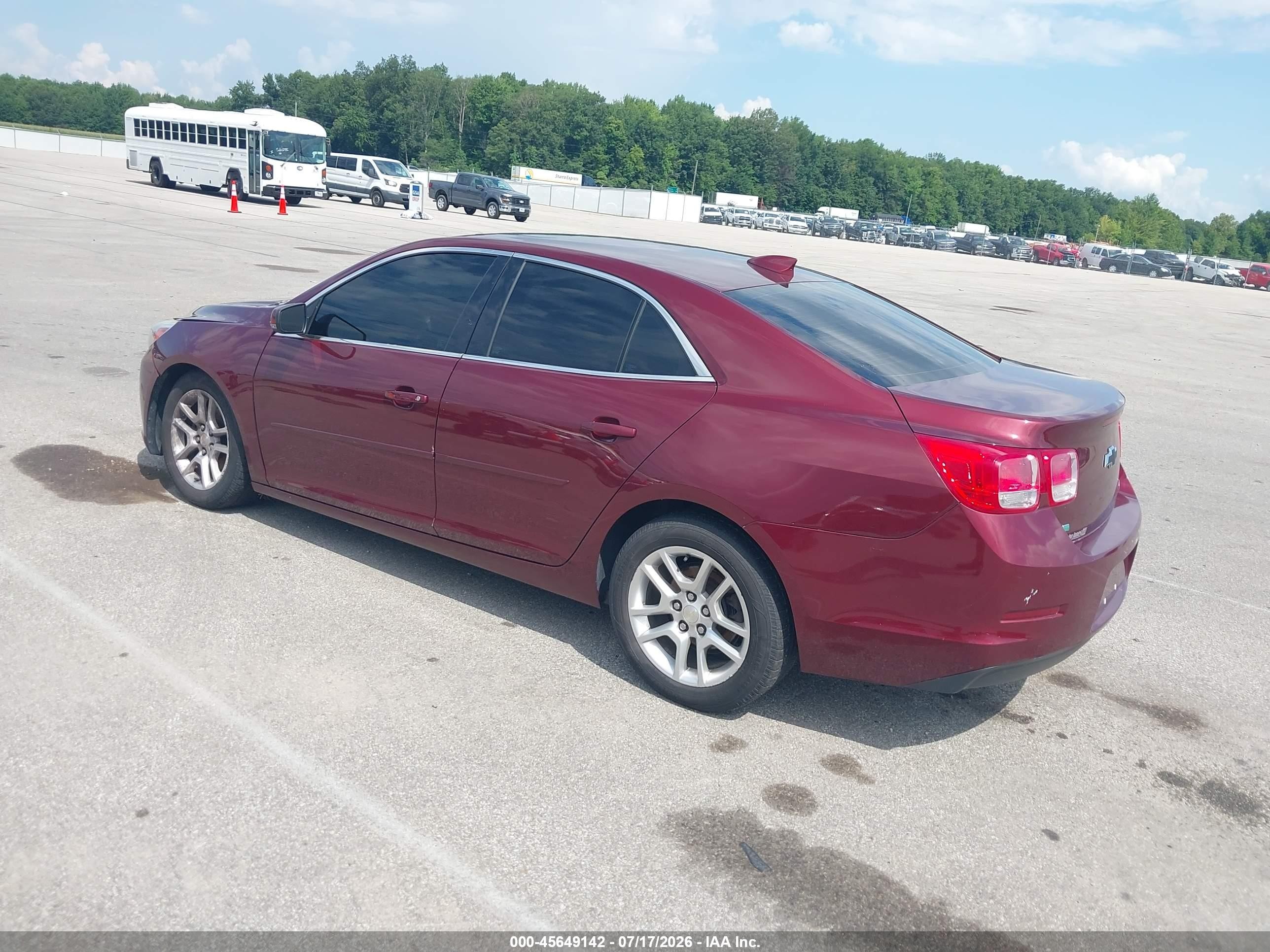 2015 Chevrolet Malibu 1lt Бордовый vin: 1G11C5SL4FF298406