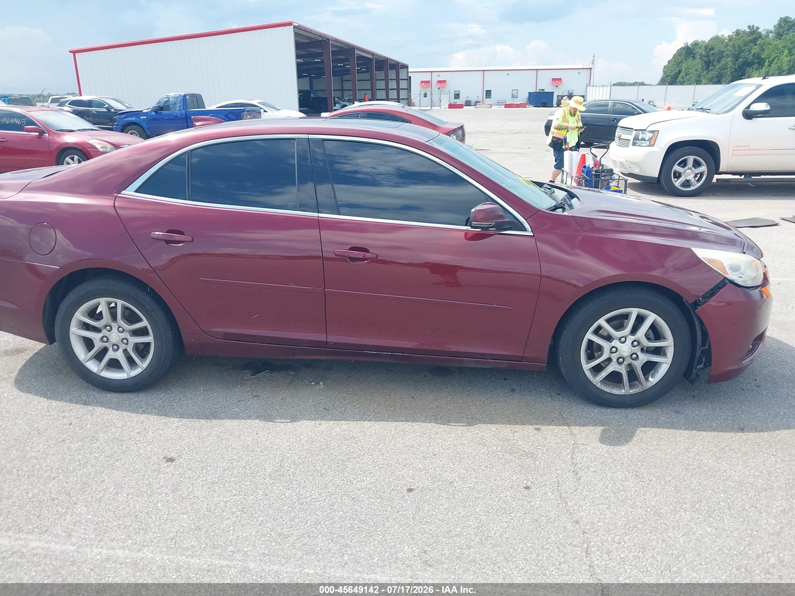 2015 Chevrolet Malibu 1lt Бордовый vin: 1G11C5SL4FF298406