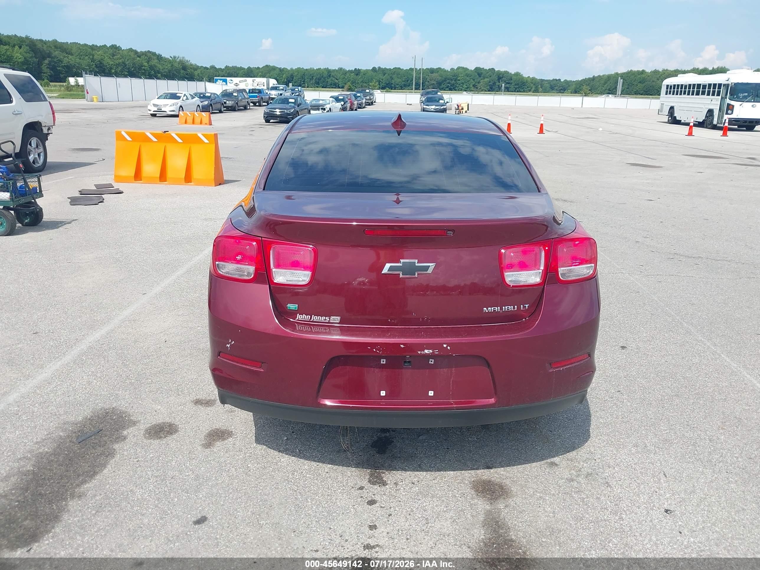 2015 Chevrolet Malibu 1lt Бордовый vin: 1G11C5SL4FF298406