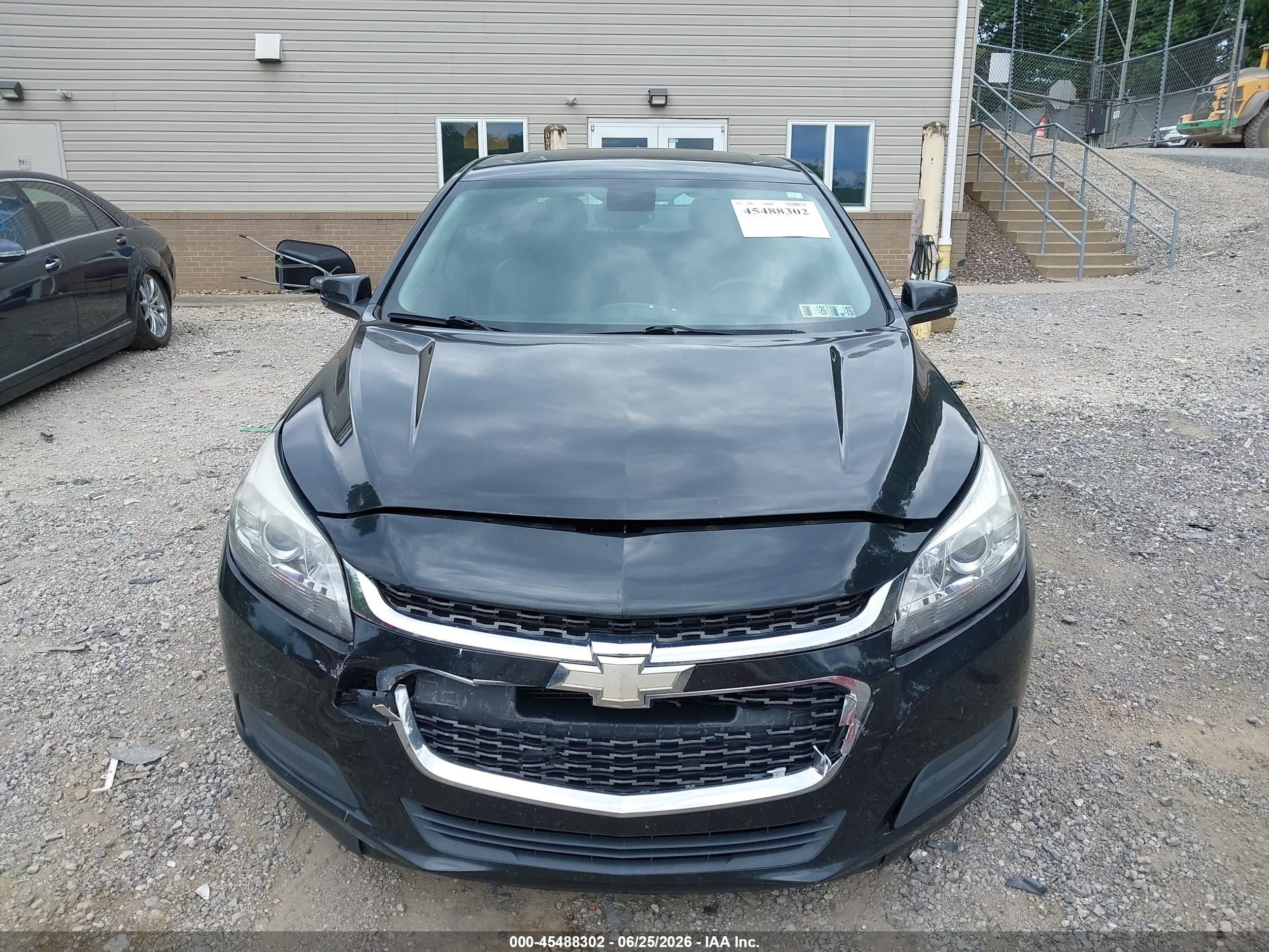 2015 Chevrolet Malibu 1lt Black vin: 1G11C5SL4FF315964
