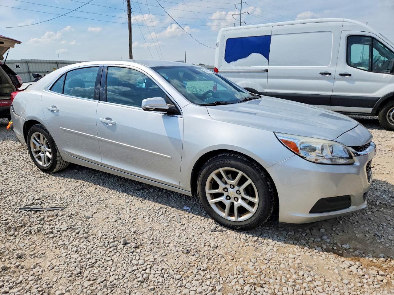 2015 Chevrolet Malibu 1lt Silver vin: 1G11C5SL4FF323711