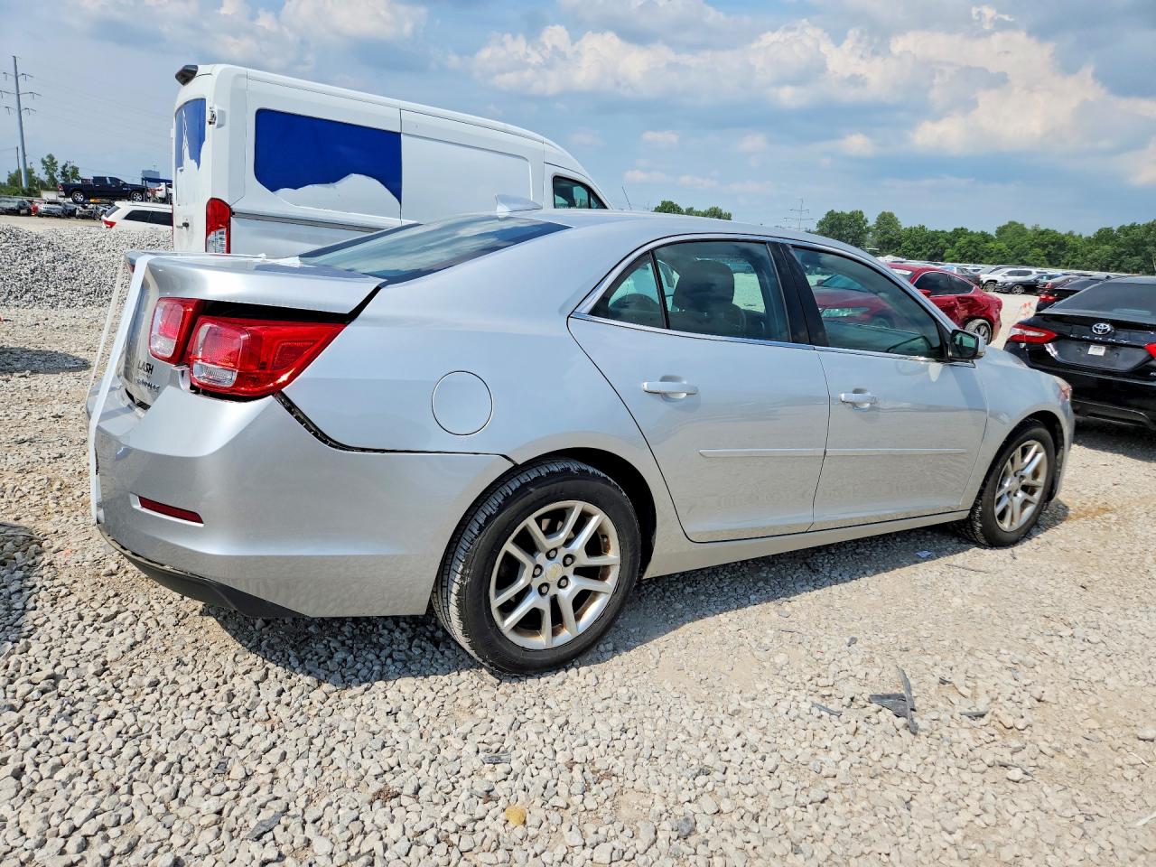 2015 Chevrolet Malibu 1lt Silver vin: 1G11C5SL4FF323711