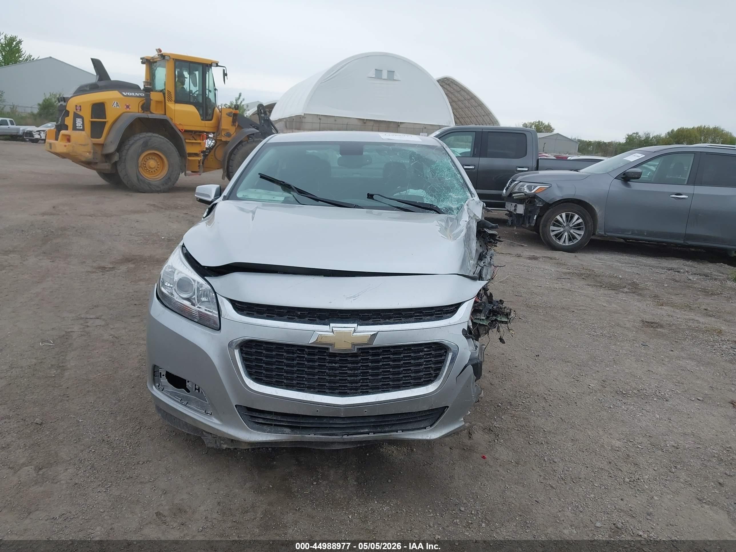 2015 Chevrolet Malibu 1lt Silver vin: 1G11C5SL4FU143169