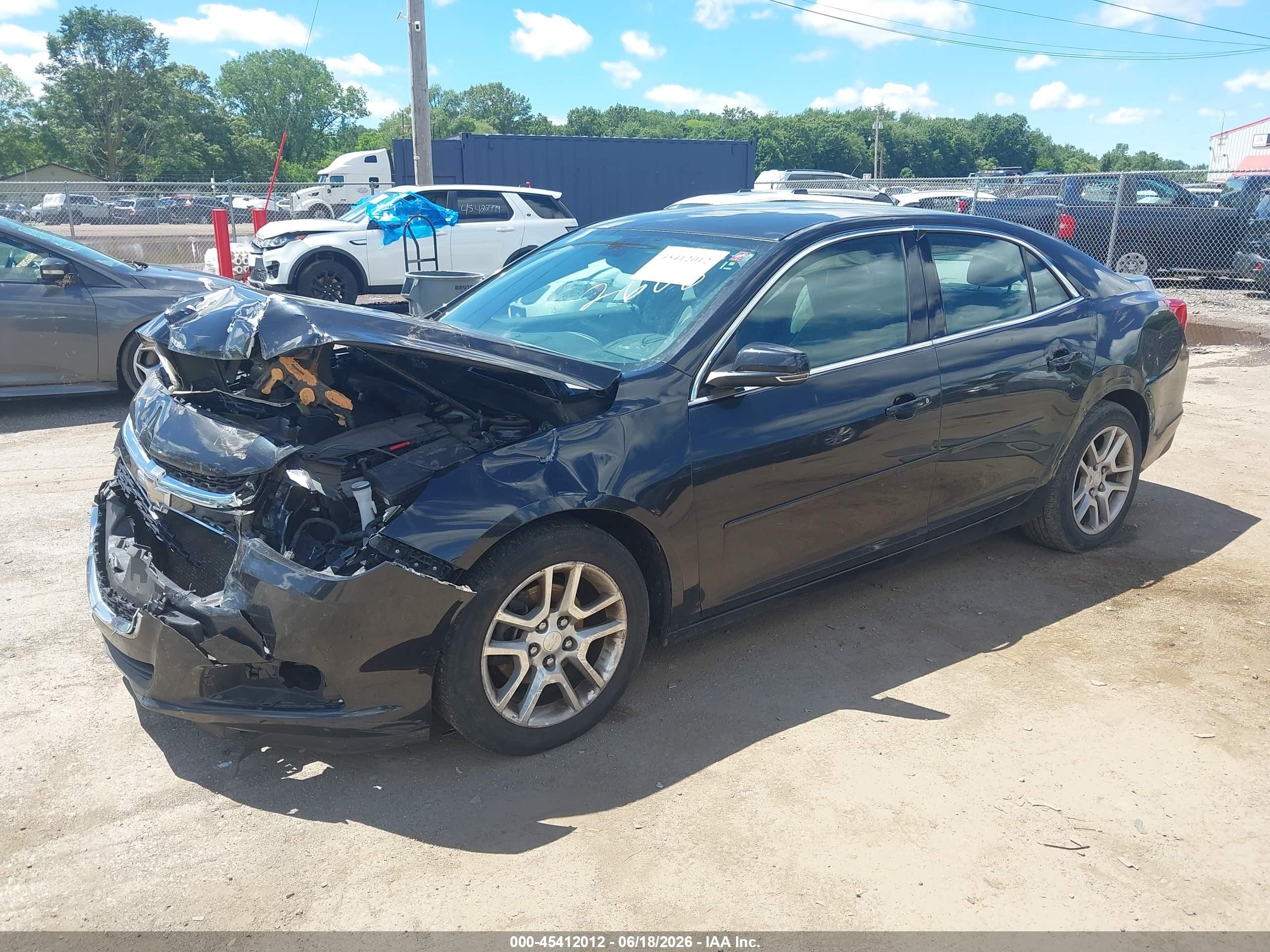 2014 Chevrolet Malibu 1lt Черный vin: 1G11C5SL5EF122608