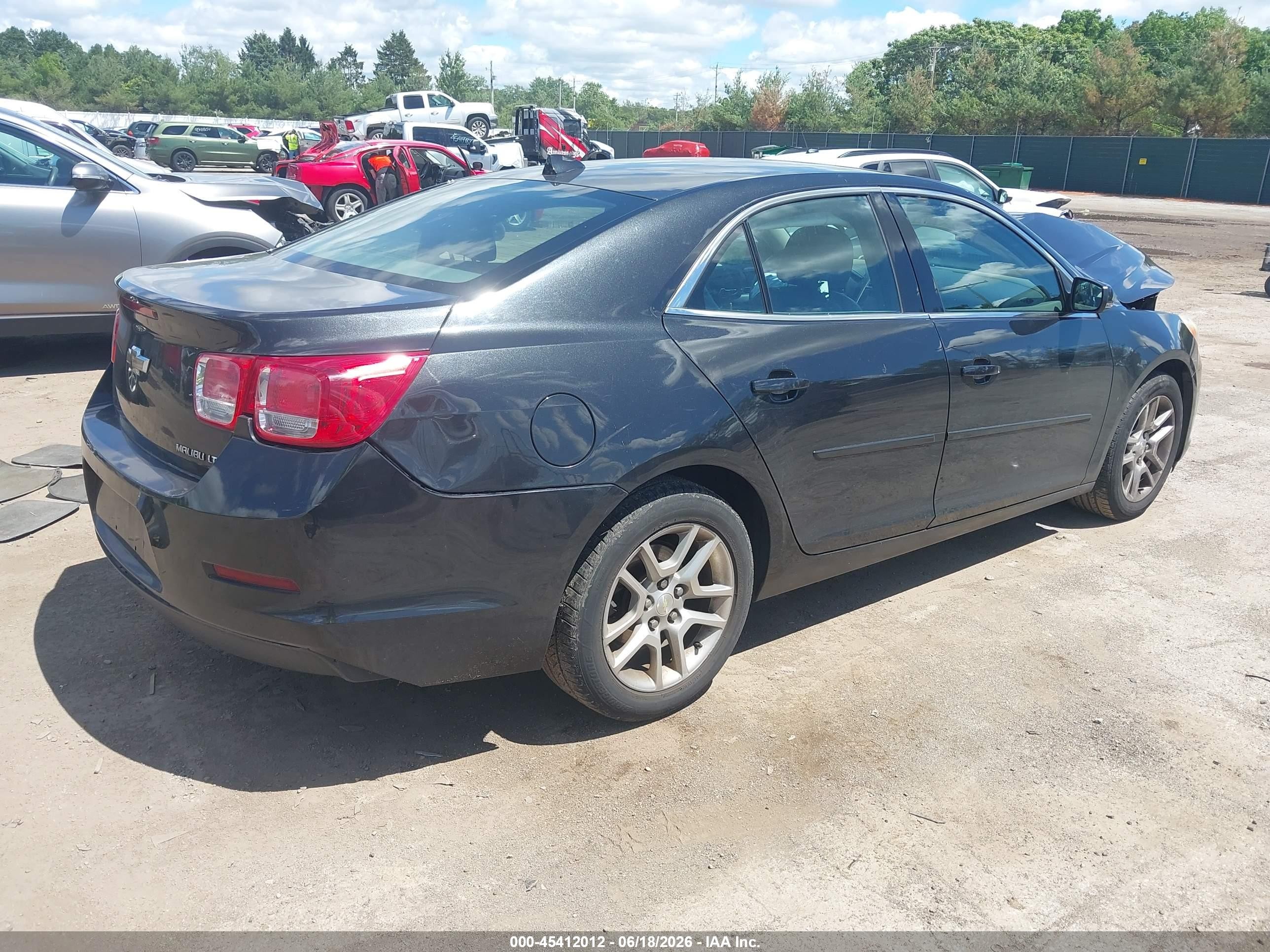 2014 Chevrolet Malibu 1lt Черный vin: 1G11C5SL5EF122608