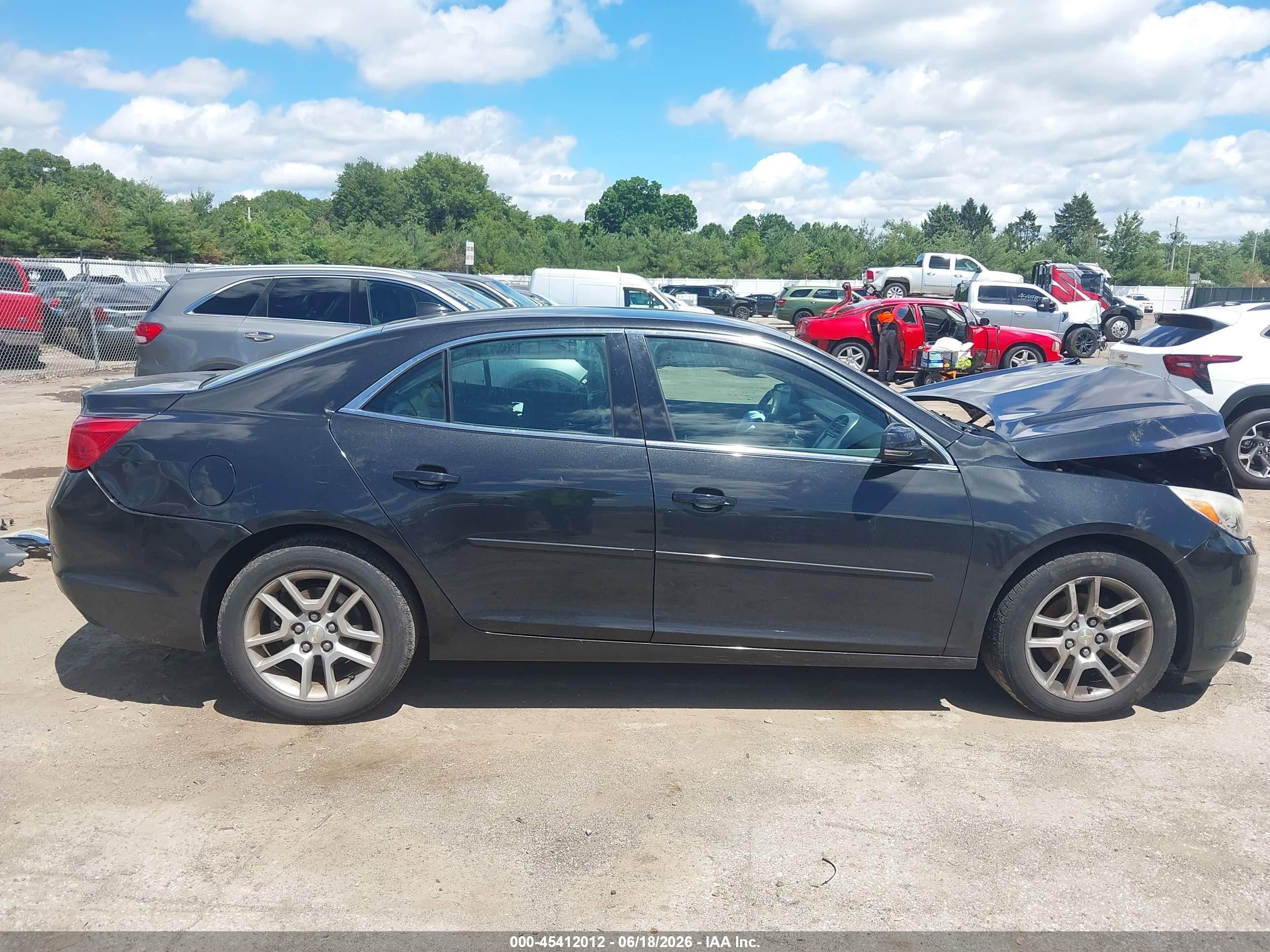 2014 Chevrolet Malibu 1lt Черный vin: 1G11C5SL5EF122608