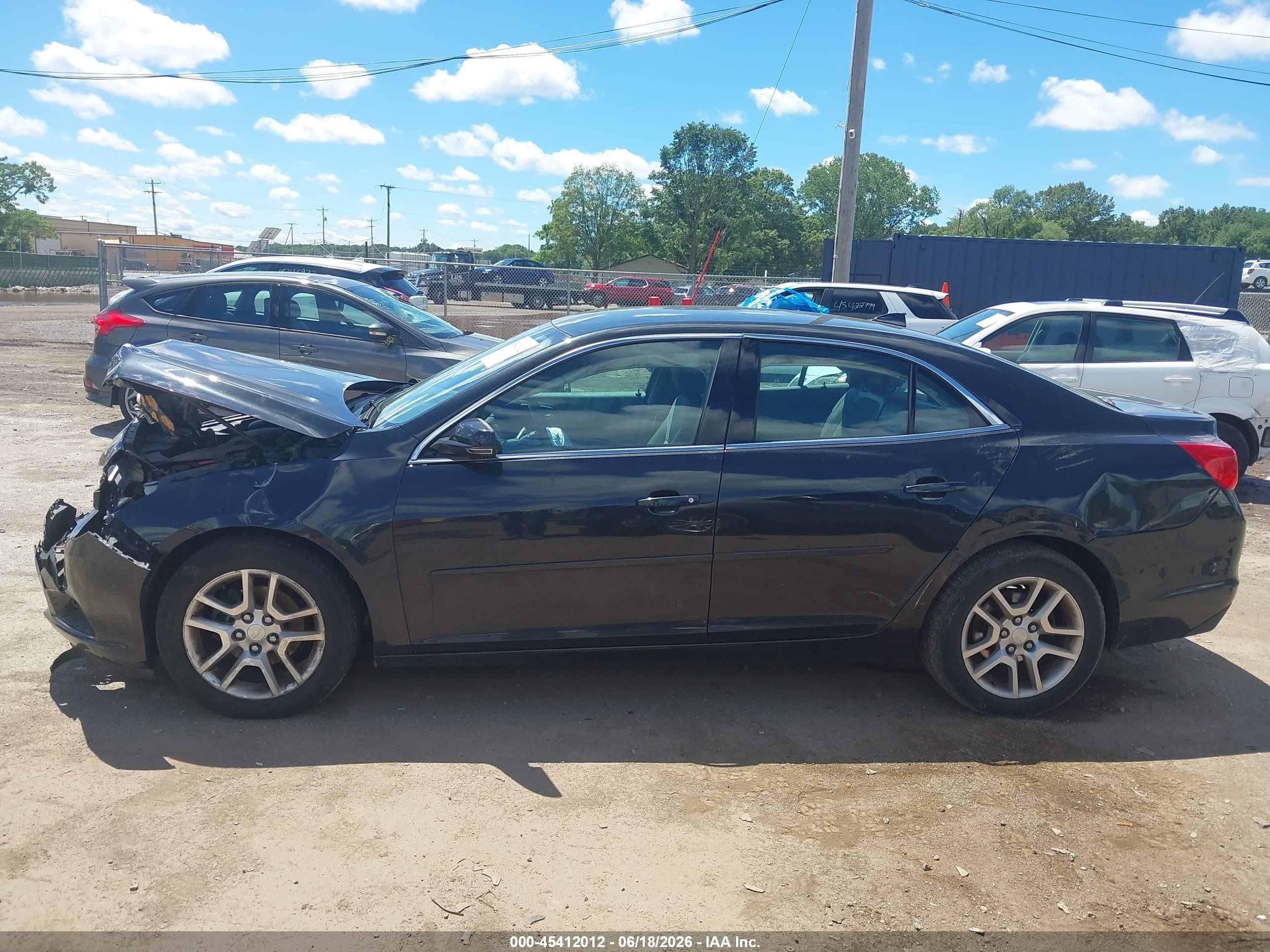 2014 Chevrolet Malibu 1lt Черный vin: 1G11C5SL5EF122608