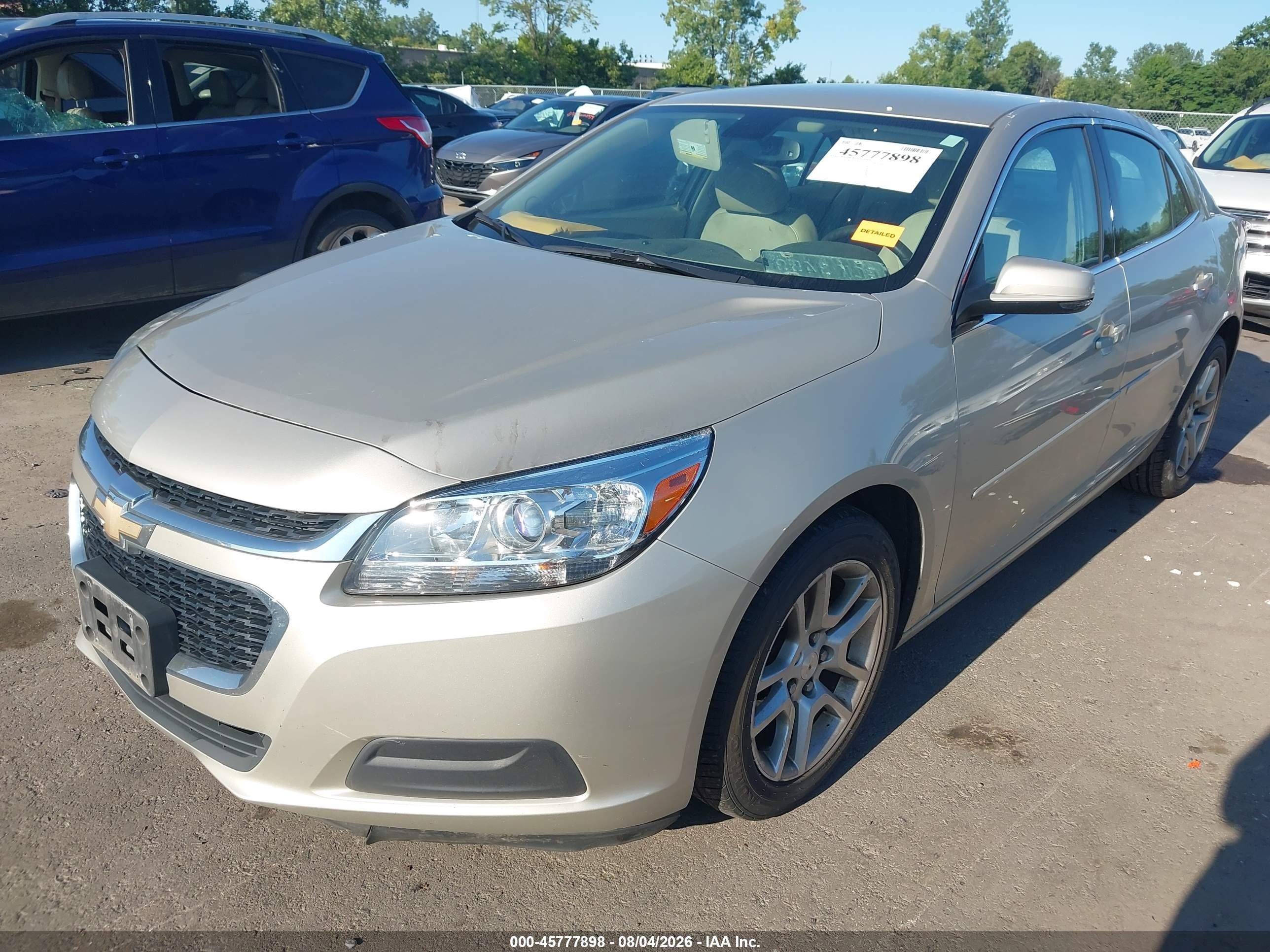 2014 Chevrolet Malibu 1lt Champagne vin: 1G11C5SL5EF123838