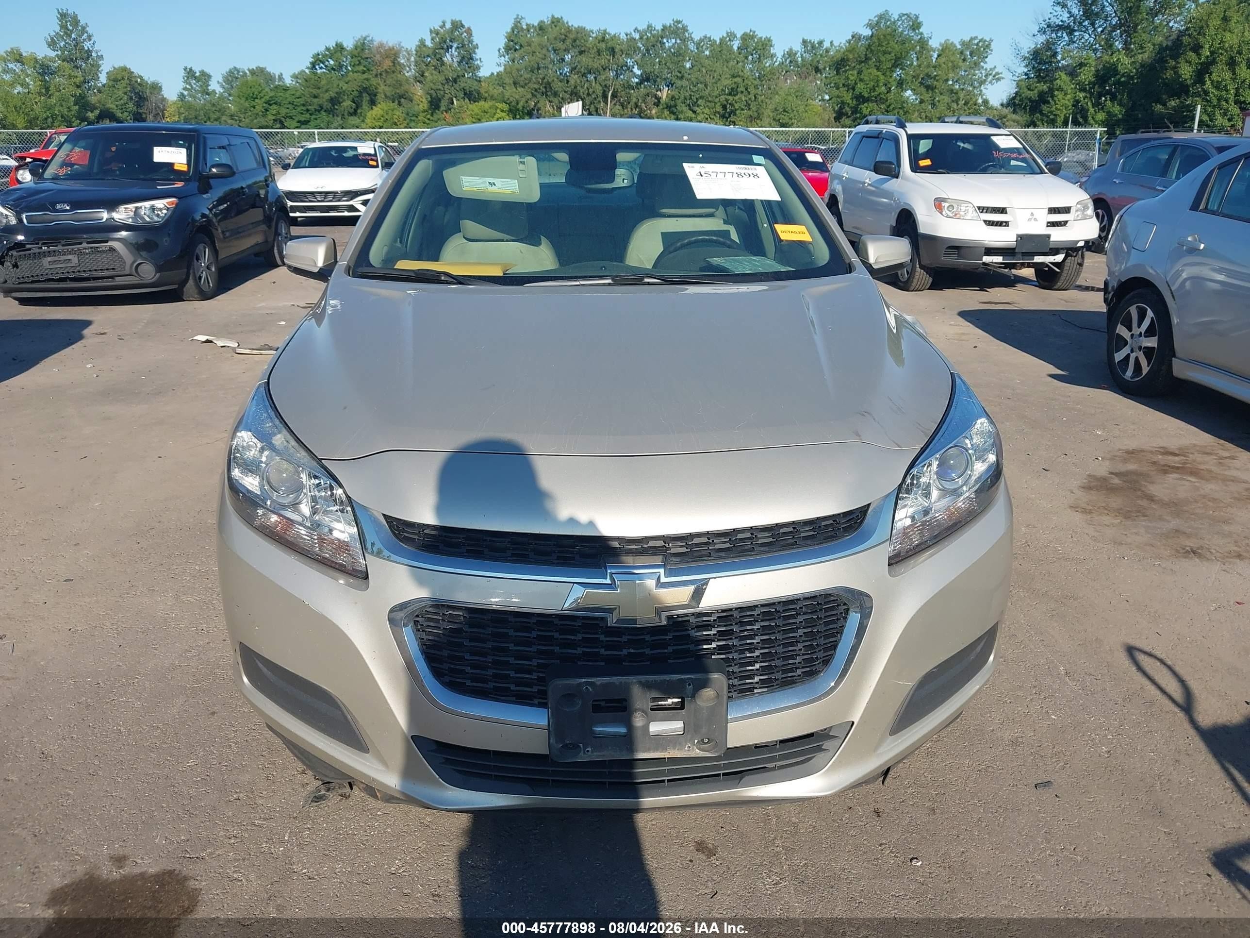 2014 Chevrolet Malibu 1lt Champagne vin: 1G11C5SL5EF123838