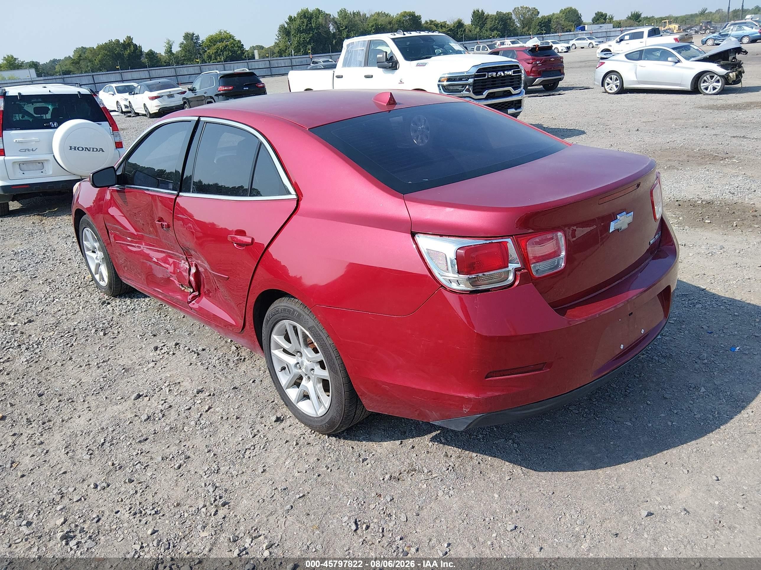 2014 Chevrolet Malibu 1lt Red vin: 1G11C5SL5EF209991