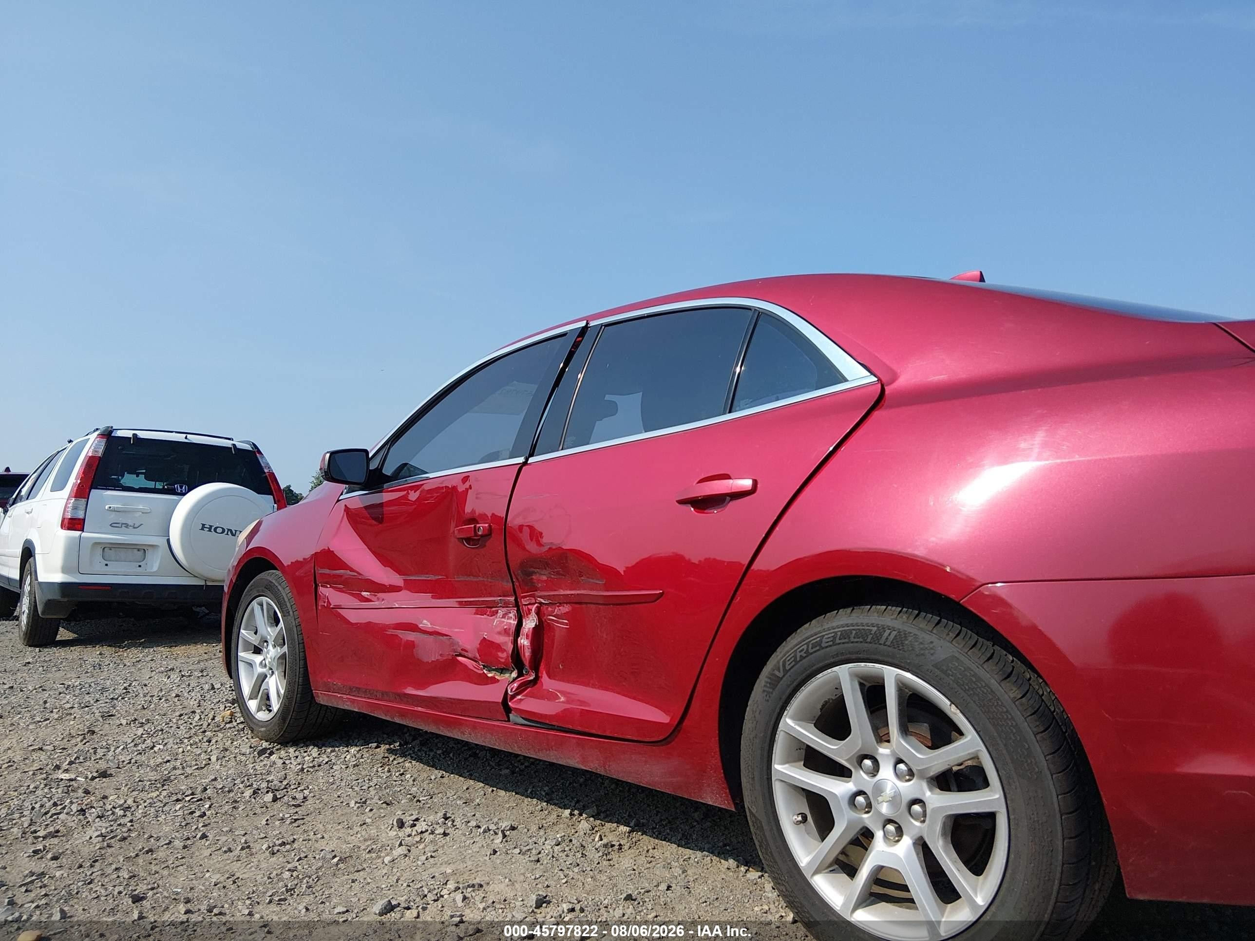 2014 Chevrolet Malibu 1lt Red vin: 1G11C5SL5EF209991