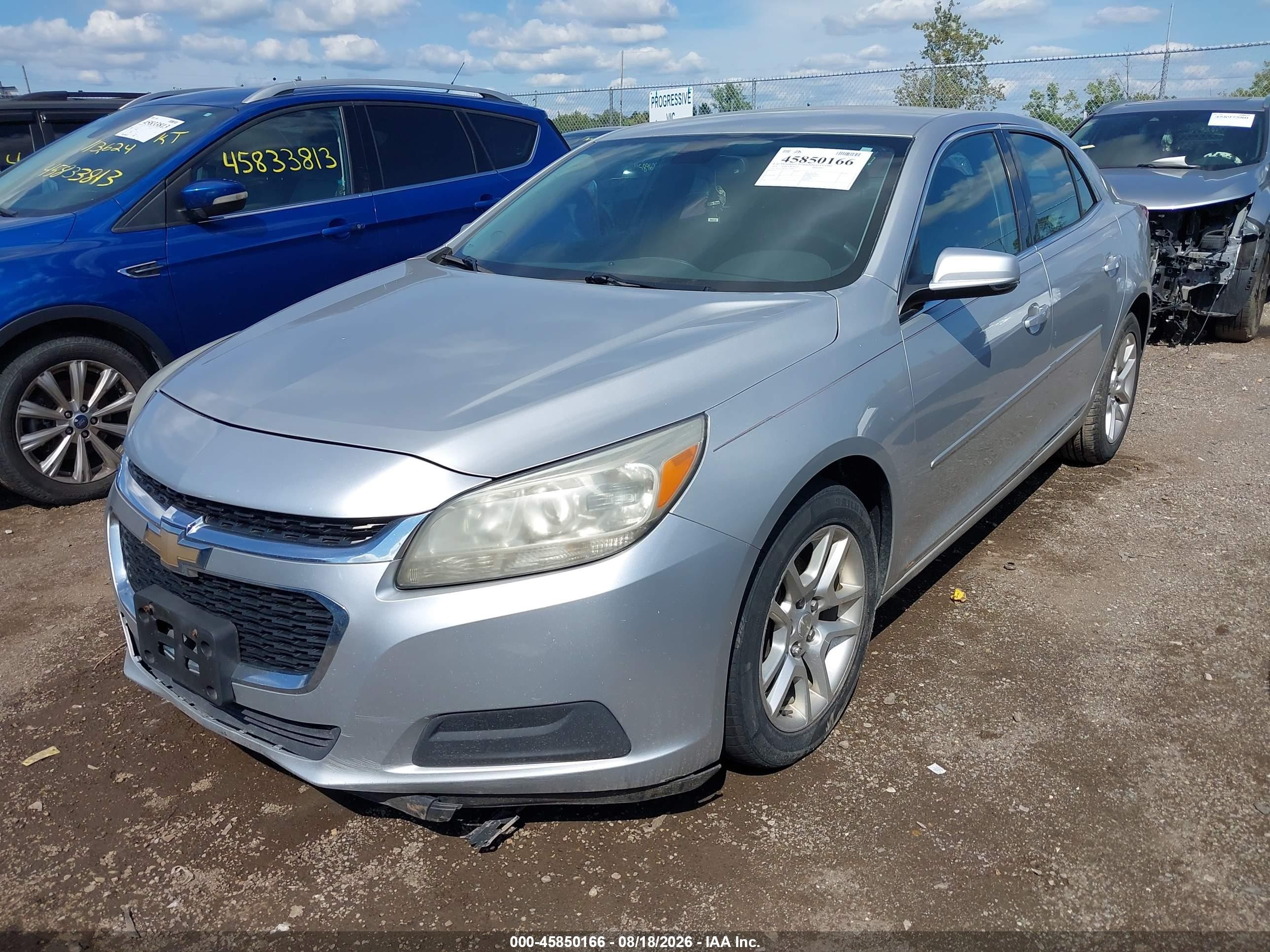 2014 Chevrolet Malibu 1lt Silver vin: 1G11C5SL5EF255997