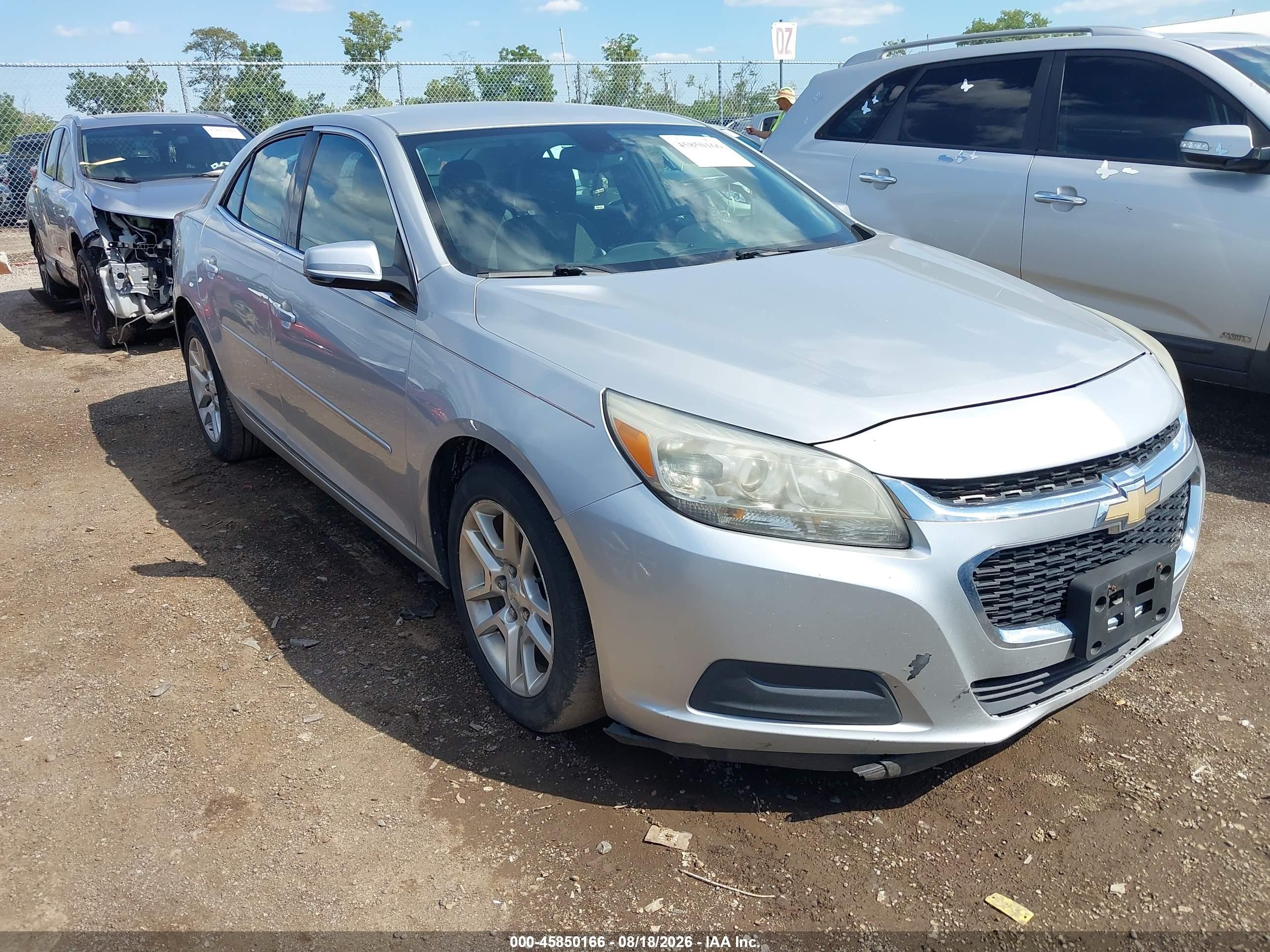 2014 Chevrolet Malibu 1lt Silver vin: 1G11C5SL5EF255997