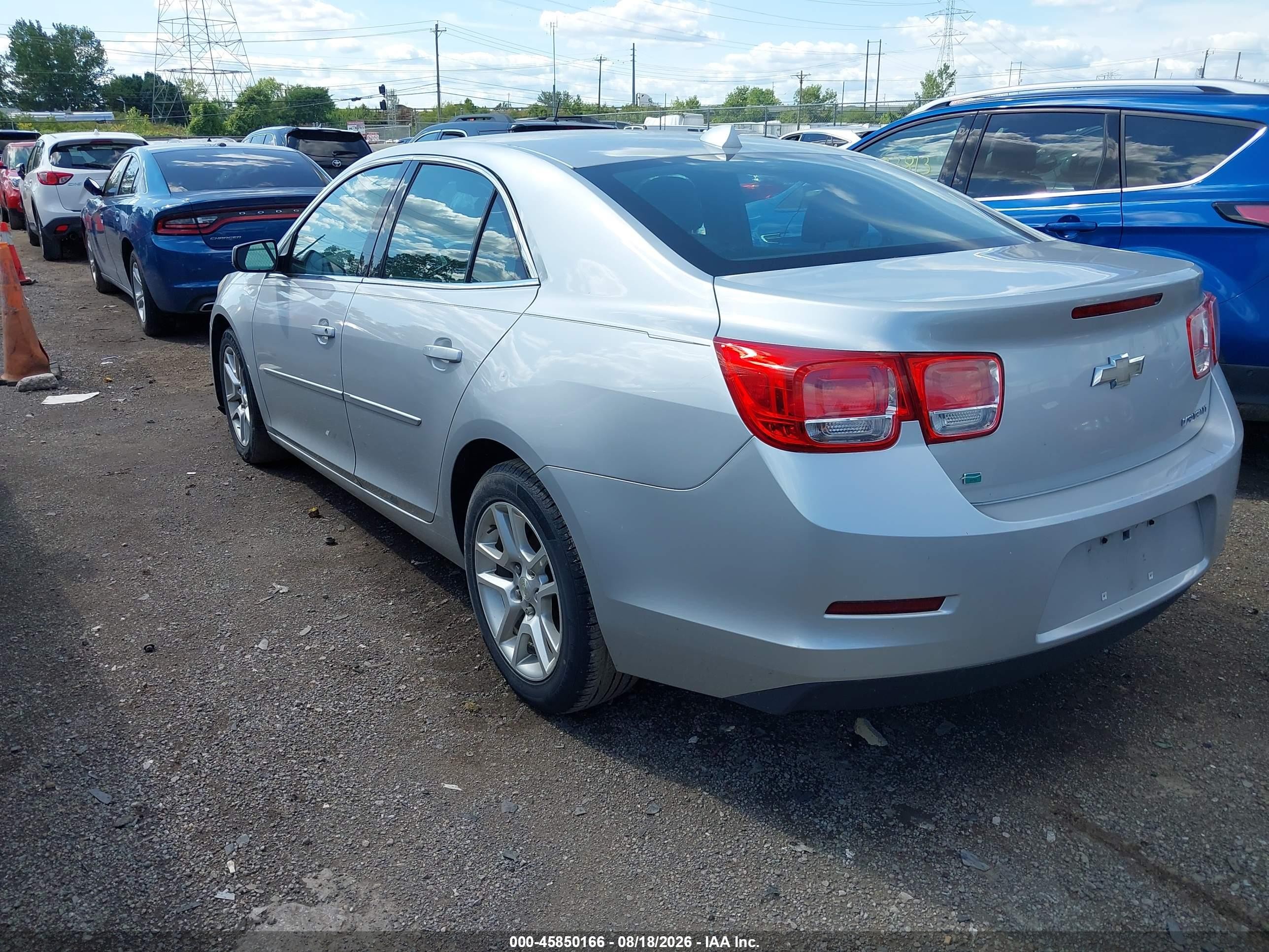 2014 Chevrolet Malibu 1lt Silver vin: 1G11C5SL5EF255997