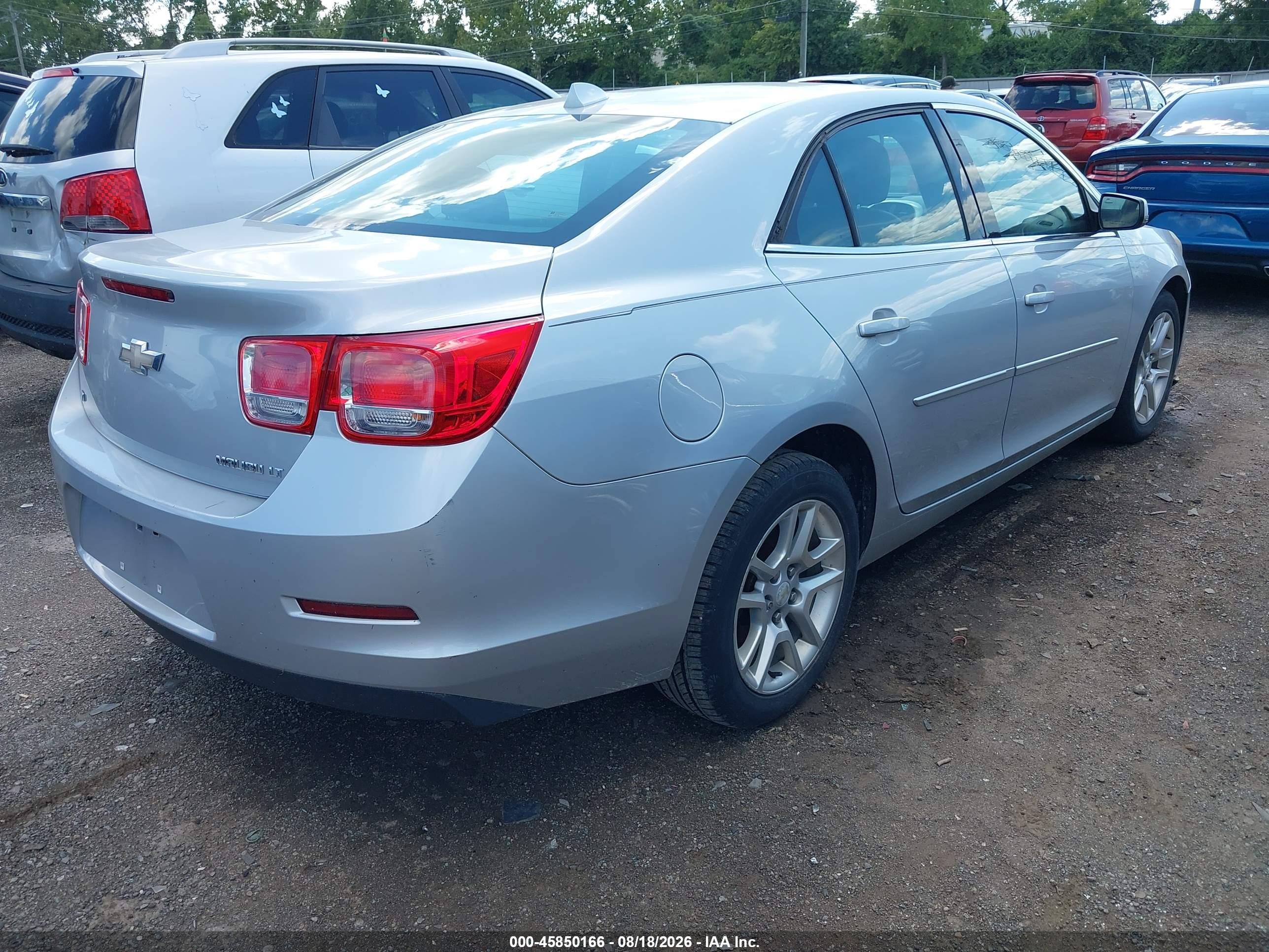 2014 Chevrolet Malibu 1lt Silver vin: 1G11C5SL5EF255997