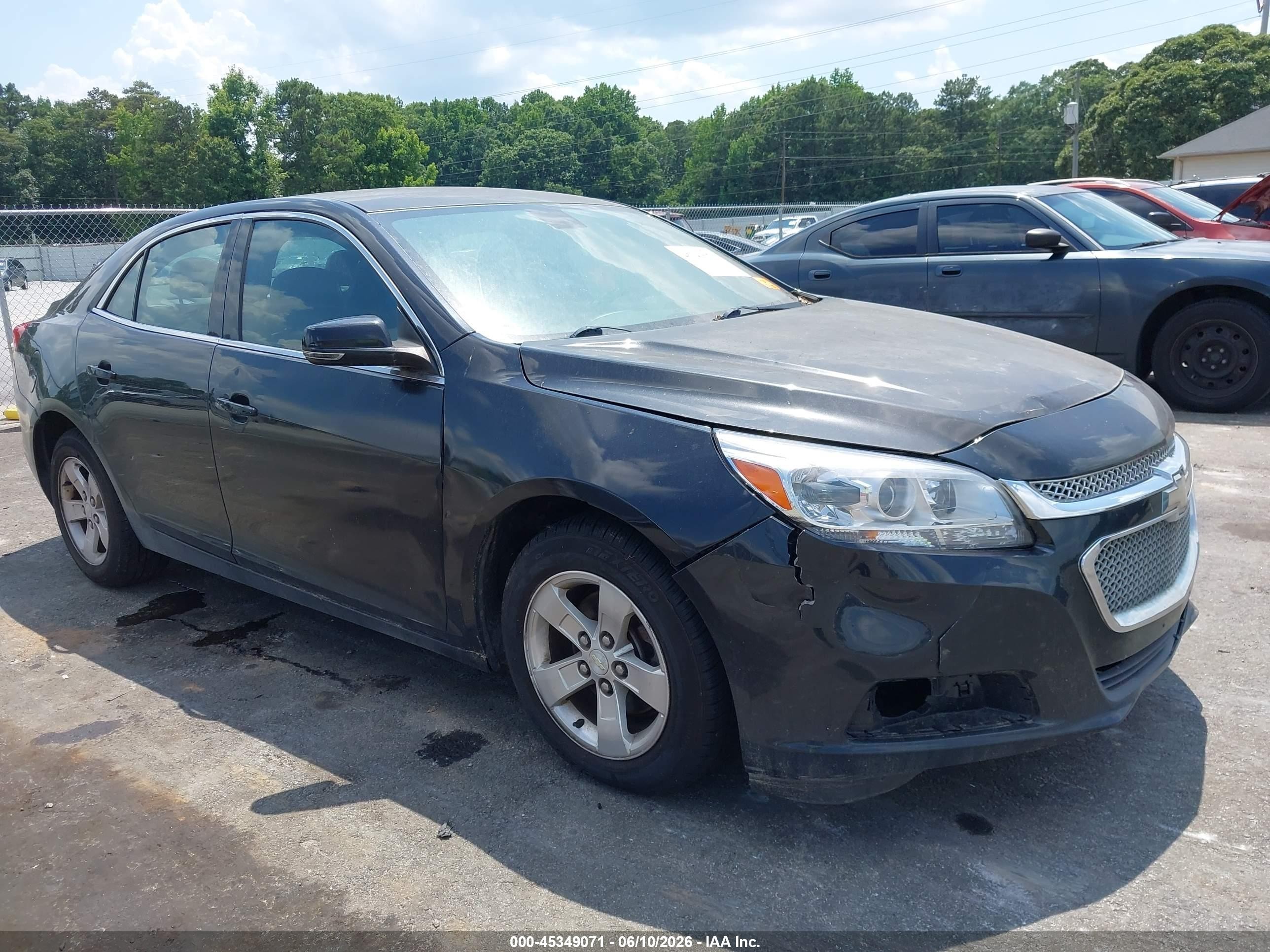 2014 Chevrolet Malibu 1lt Black vin: 1G11C5SL5EF293424