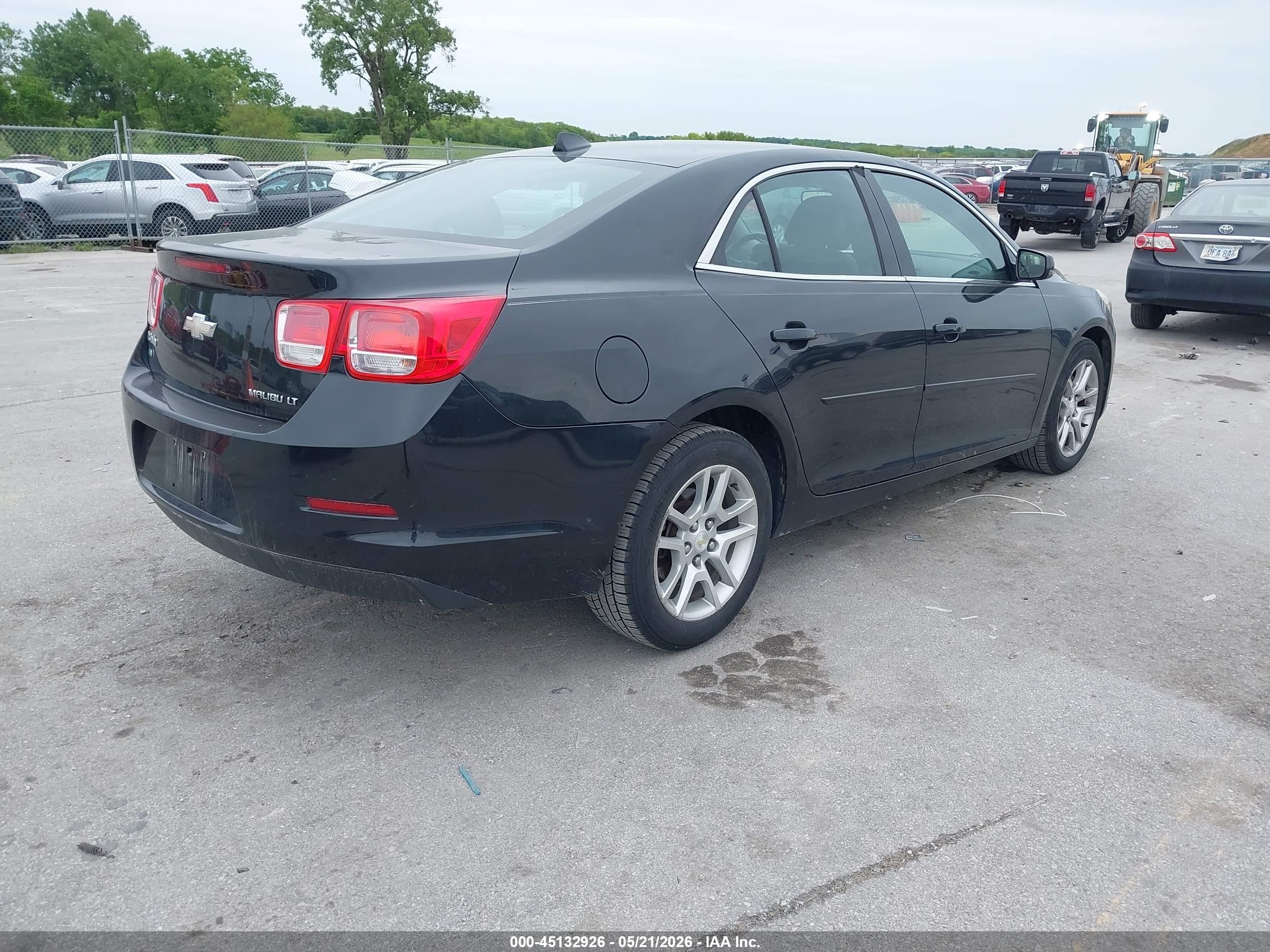 2014 Chevrolet Malibu 1lt Black vin: 1G11C5SL5EF304311