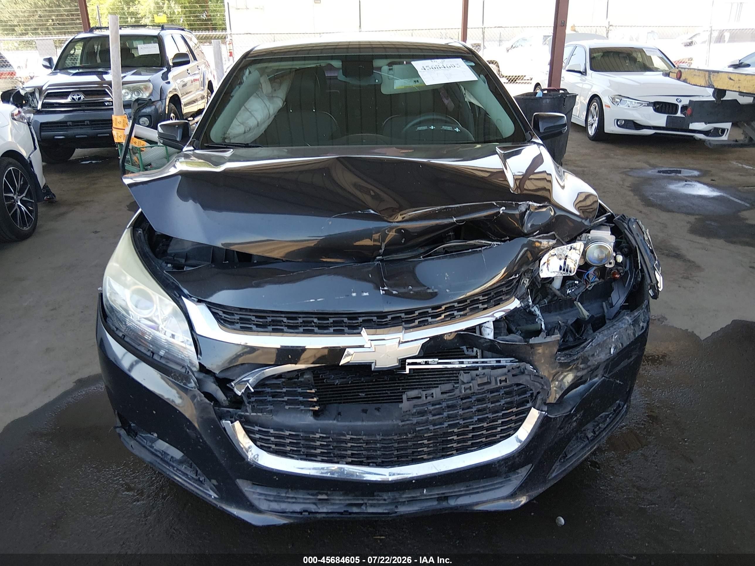 2015 Chevrolet Malibu 1lt White vin: 1G11C5SL5FF111481