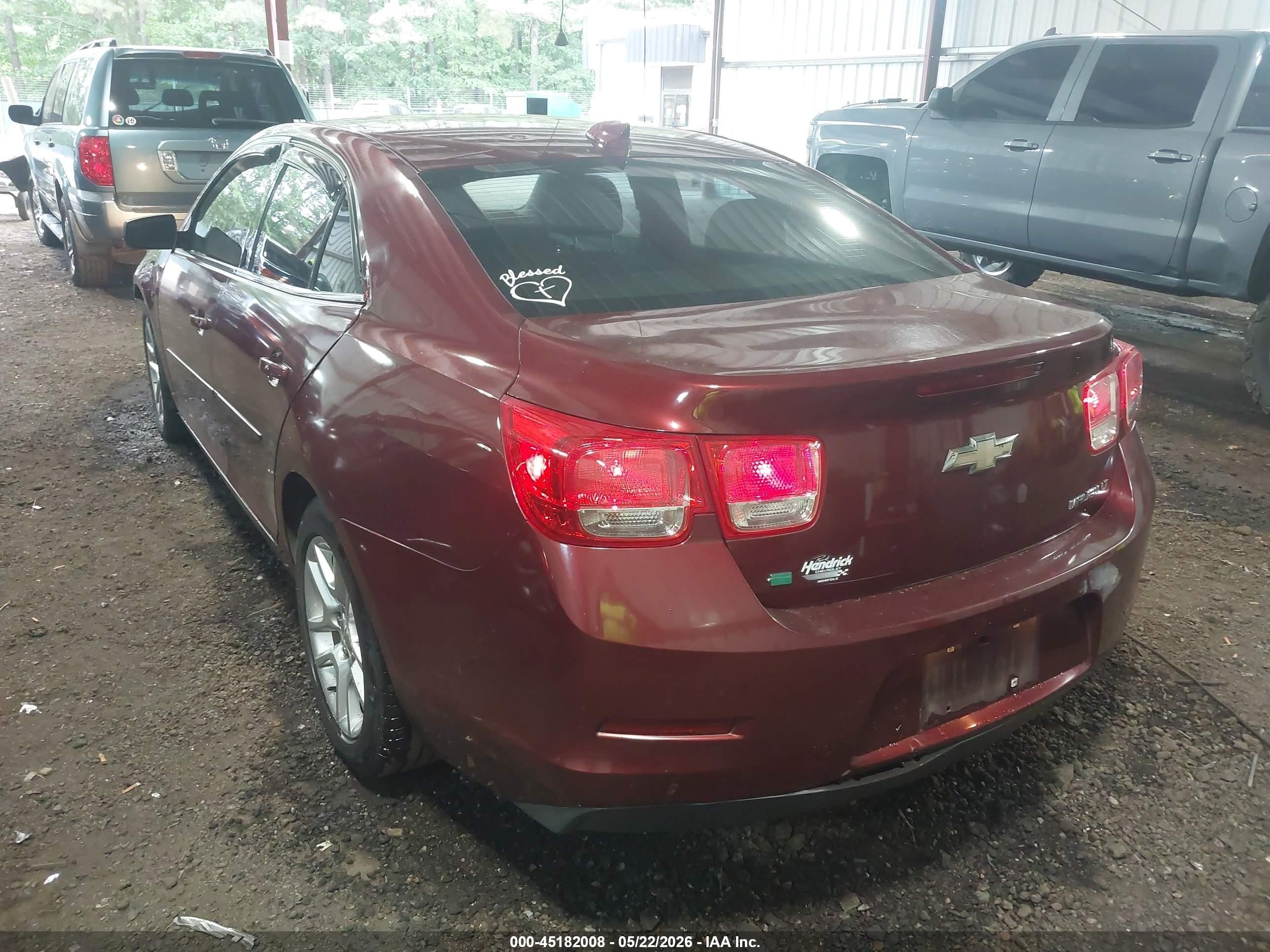 2015 Chevrolet Malibu 1lt Burgundy vin: 1G11C5SL5FF111741