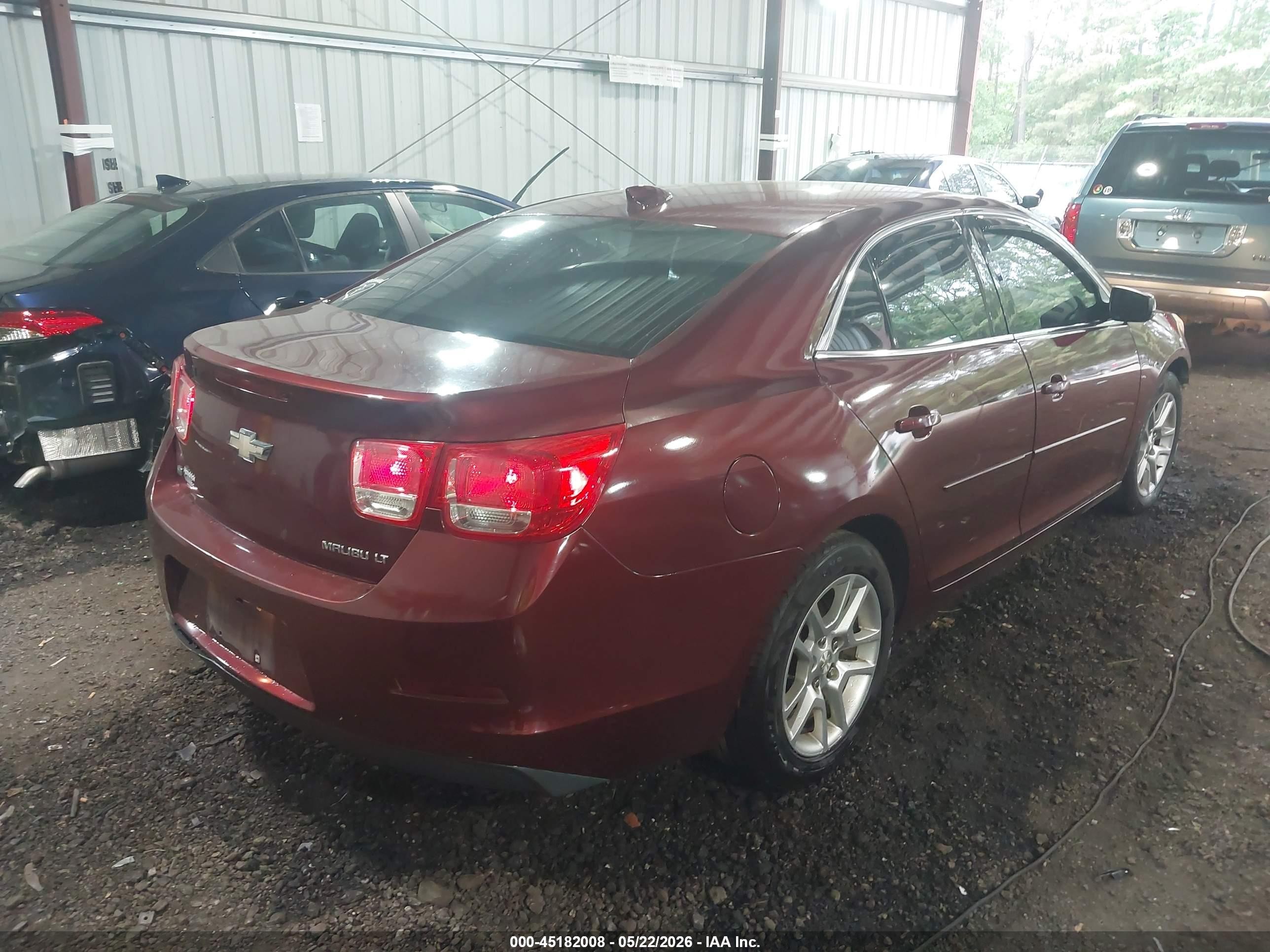 2015 Chevrolet Malibu 1lt Burgundy vin: 1G11C5SL5FF111741