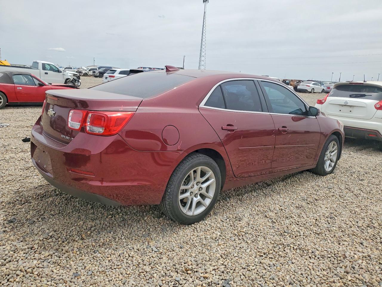 2015 Chevrolet Malibu 1lt Темно-бордовый vin: 1G11C5SL5FF160101