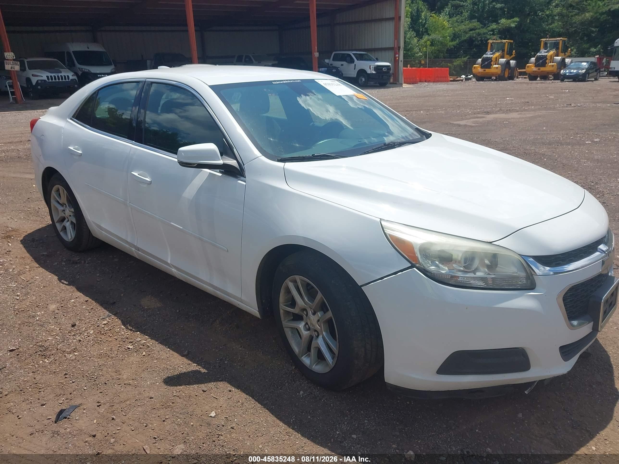 2015 Chevrolet Malibu 1lt White vin: 1G11C5SL5FF187329