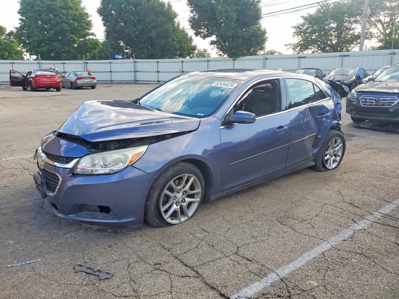 2015 Chevrolet Malibu 1lt Синий vin: 1G11C5SL5FF189811