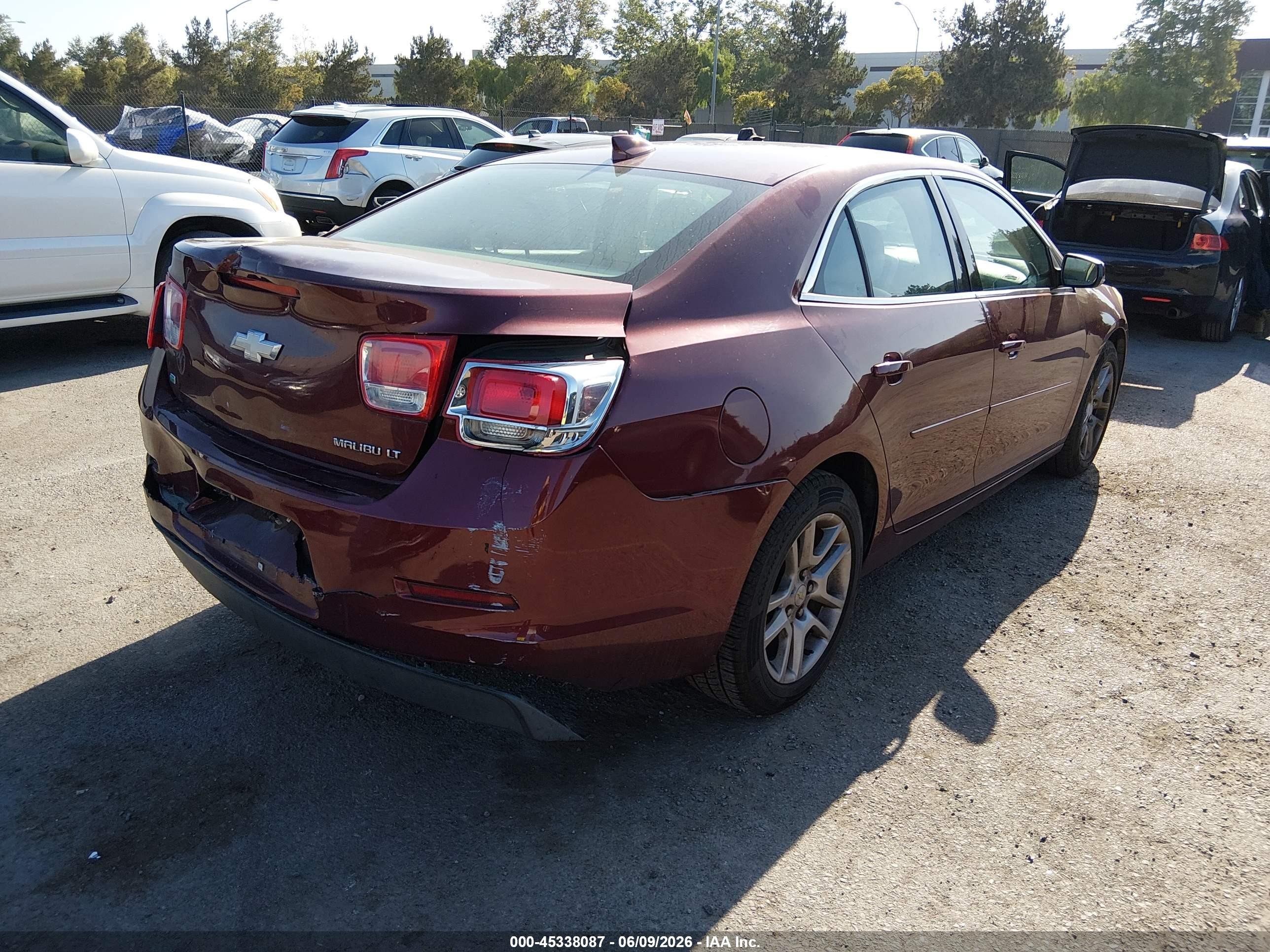 2015 Chevrolet Malibu 1lt Burgundy vin: 1G11C5SL5FF190764