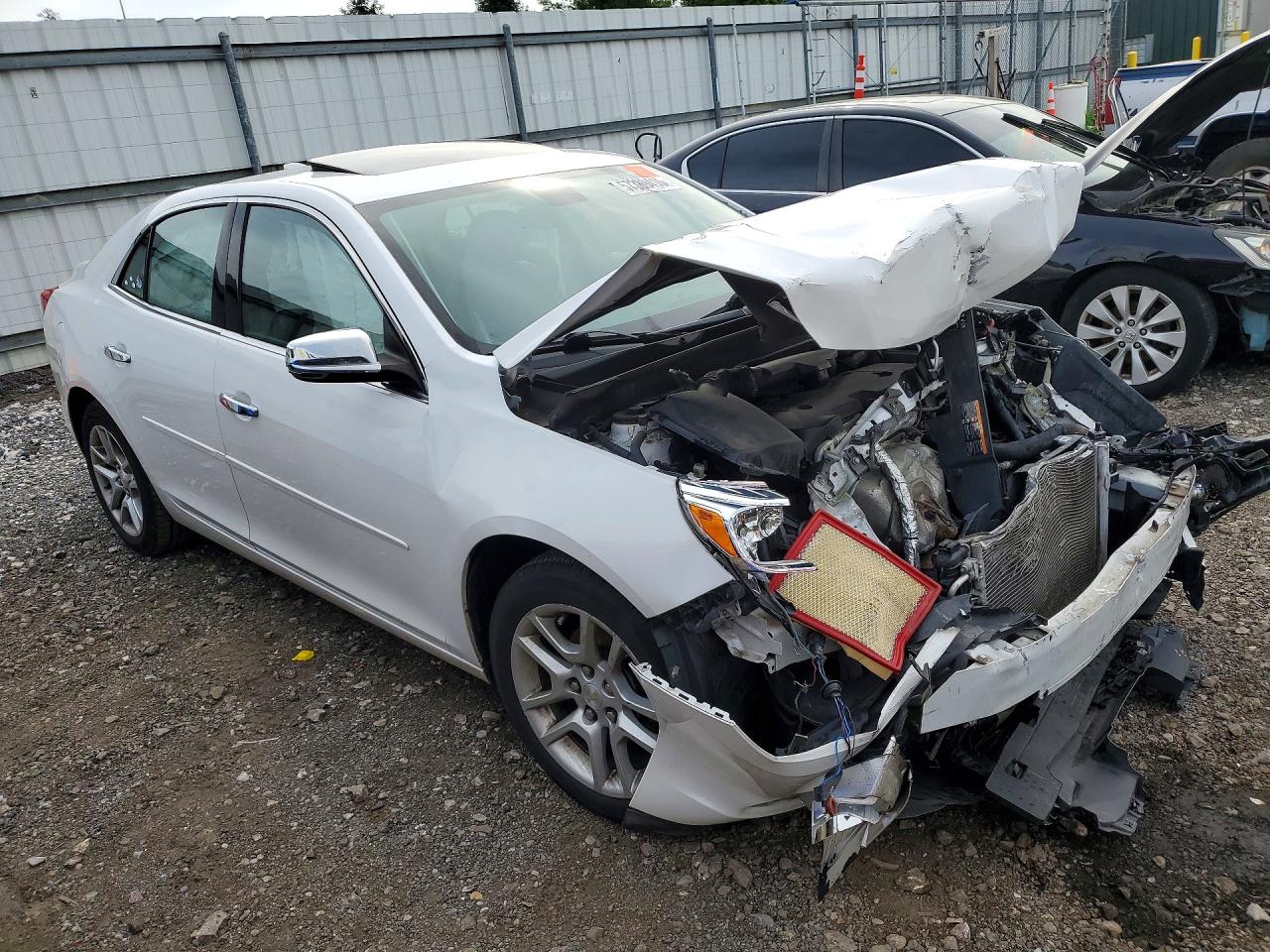 2015 Chevrolet Malibu 1lt White vin: 1G11C5SL5FF193535