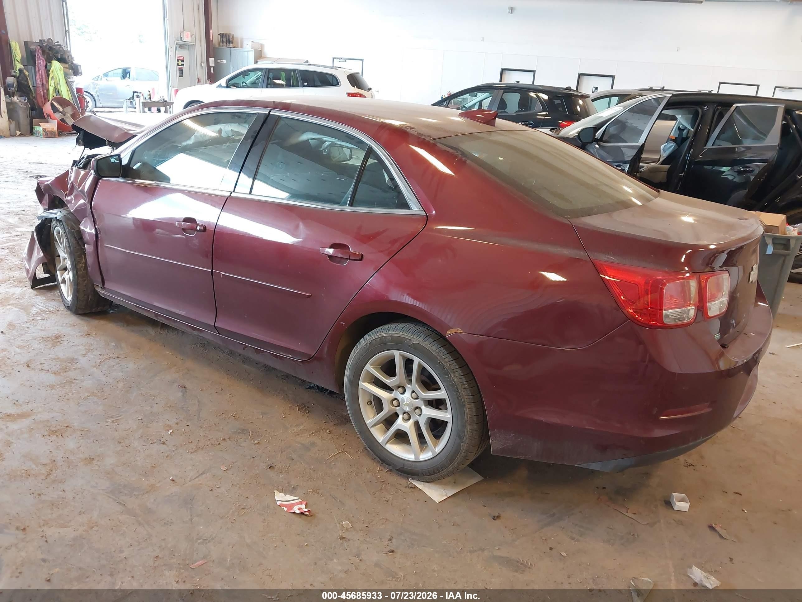 2015 Chevrolet Malibu 1lt Бордовый vin: 1G11C5SL5FF194569