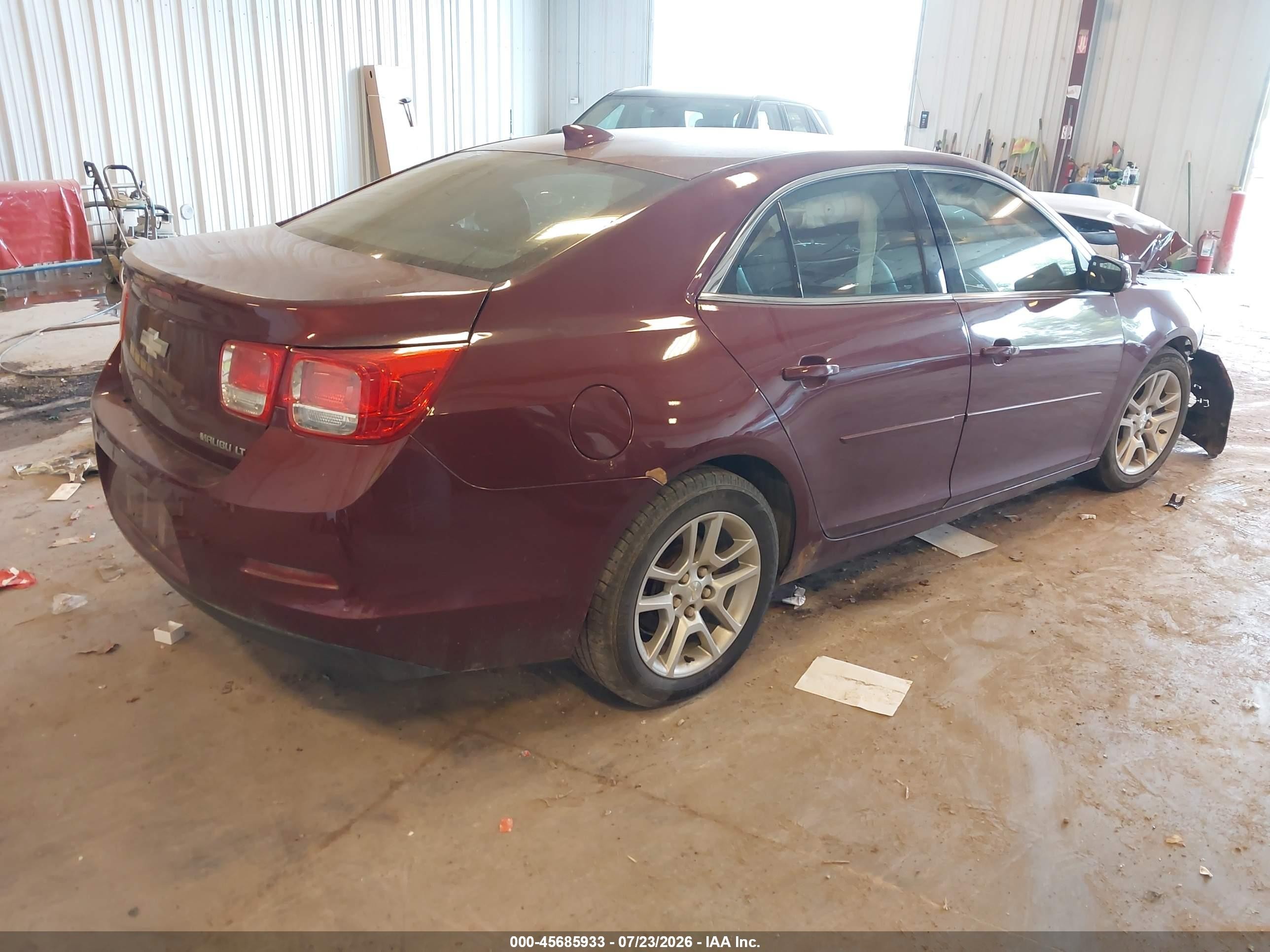 2015 Chevrolet Malibu 1lt Бордовый vin: 1G11C5SL5FF194569