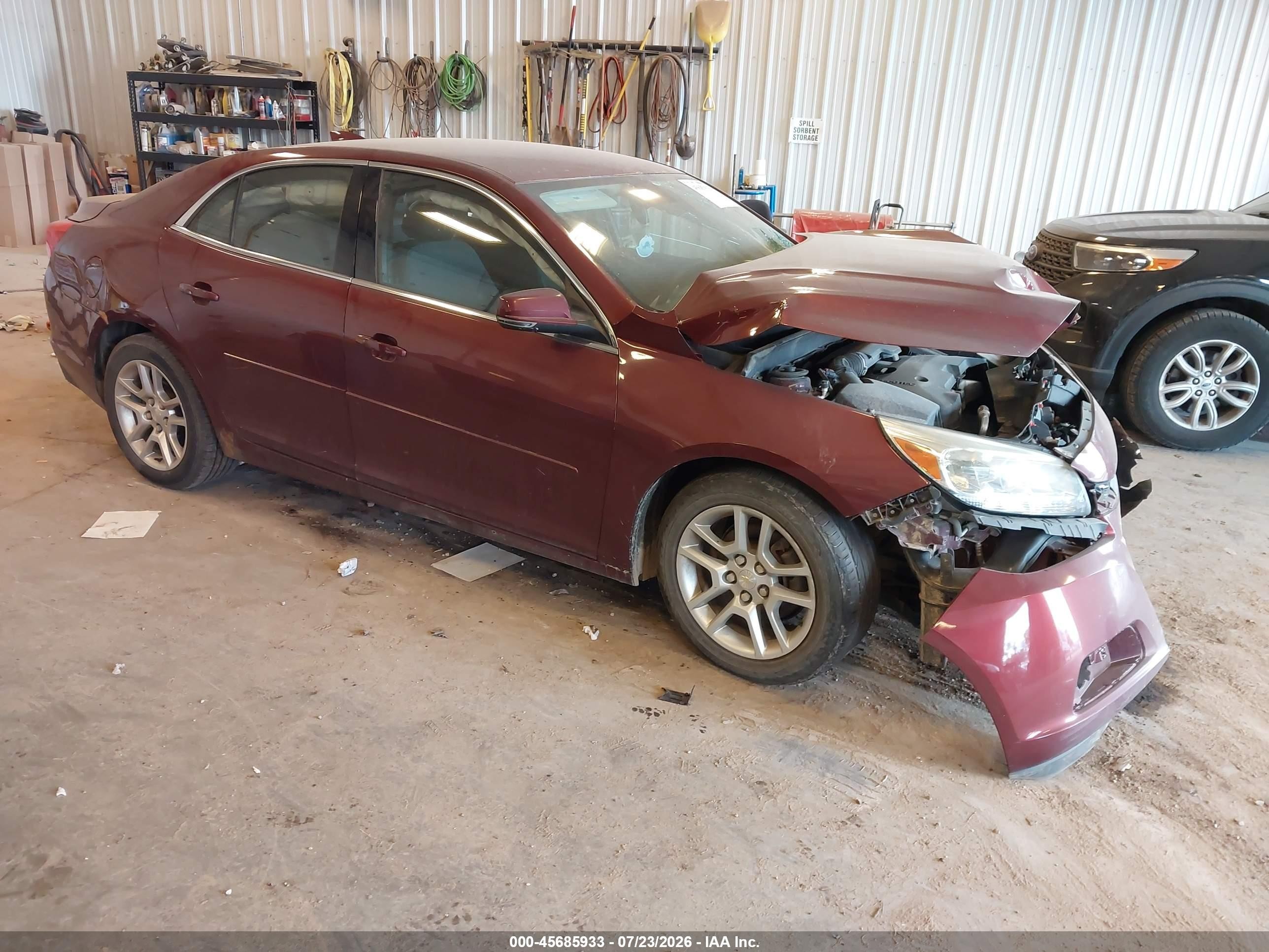 2015 Chevrolet Malibu 1lt Бордовый vin: 1G11C5SL5FF194569
