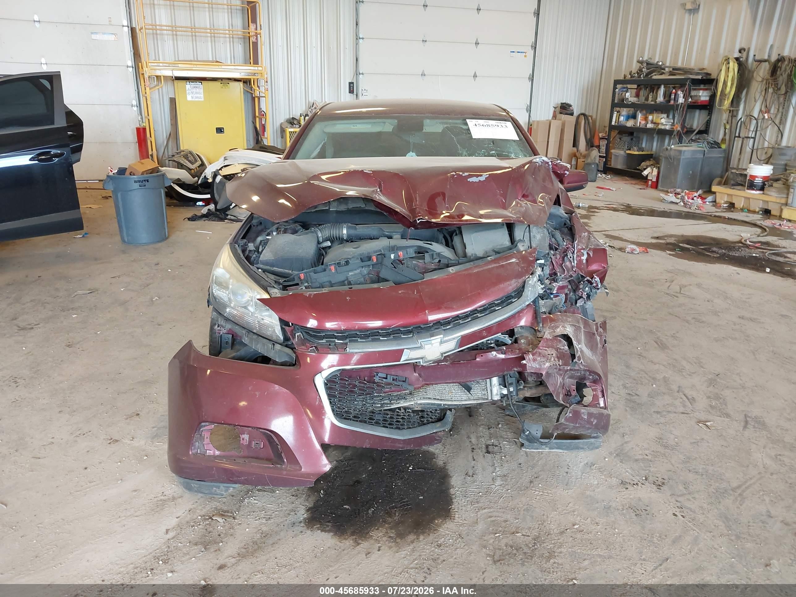 2015 Chevrolet Malibu 1lt Бордовый vin: 1G11C5SL5FF194569