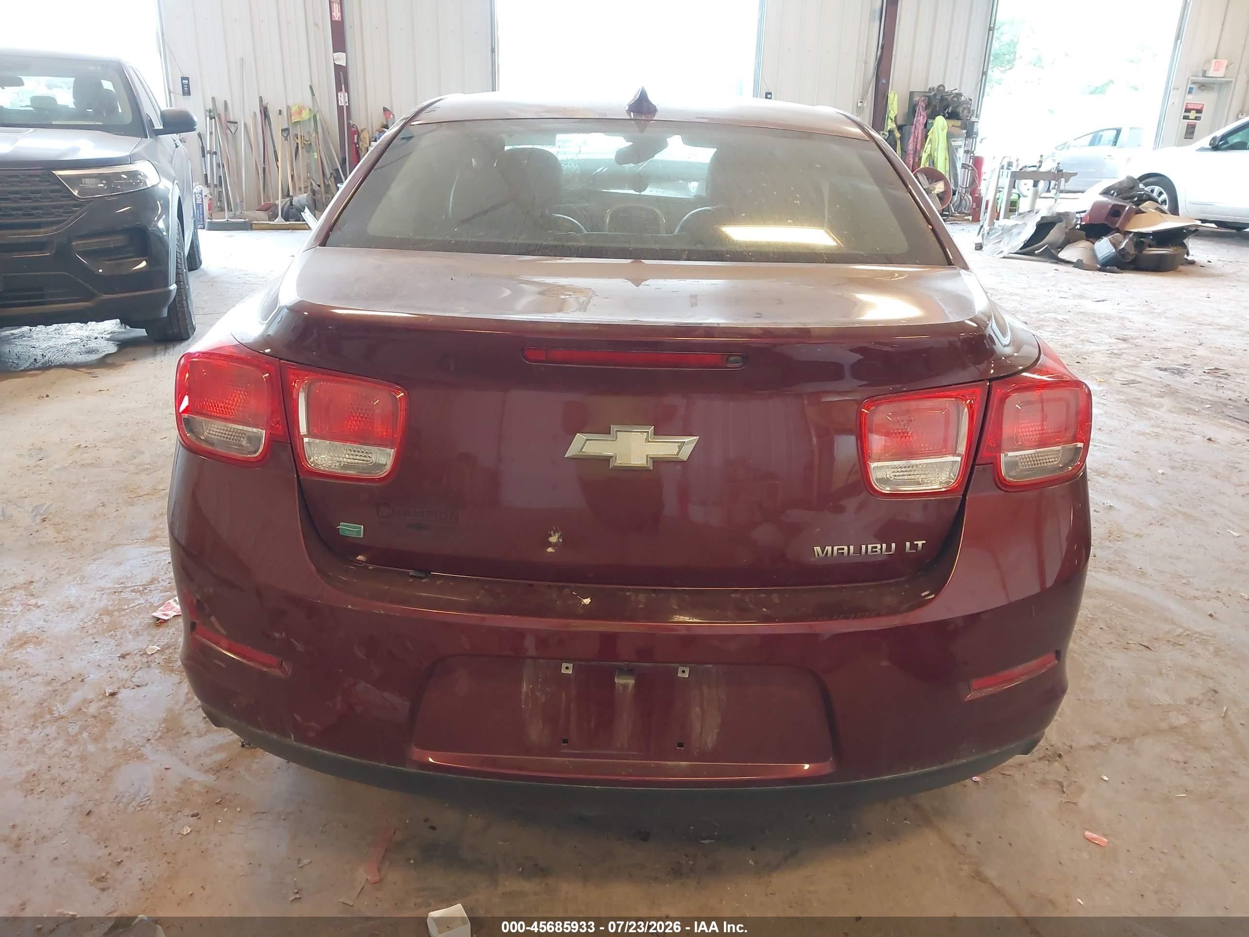 2015 Chevrolet Malibu 1lt Бордовый vin: 1G11C5SL5FF194569