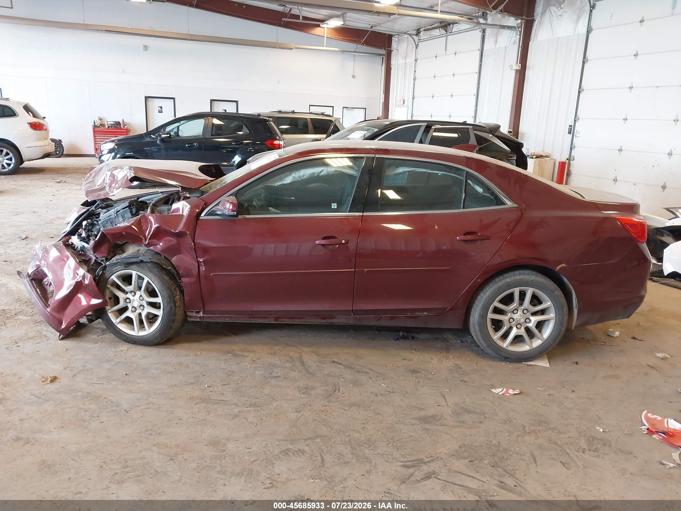 2015 Chevrolet Malibu 1lt Бордовый vin: 1G11C5SL5FF194569