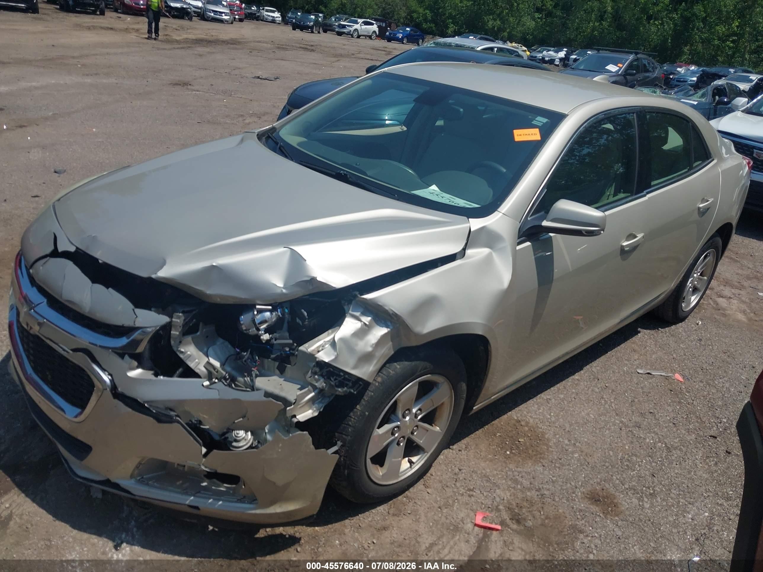 2015 Chevrolet Malibu 1lt Champagne vin: 1G11C5SL5FF265480