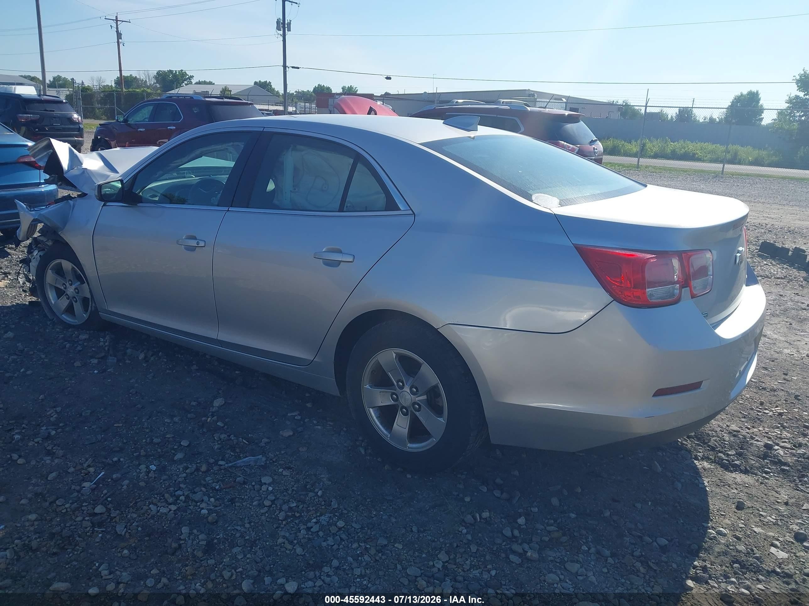 2015 Chevrolet Malibu 1lt Silver vin: 1G11C5SL5FU143911