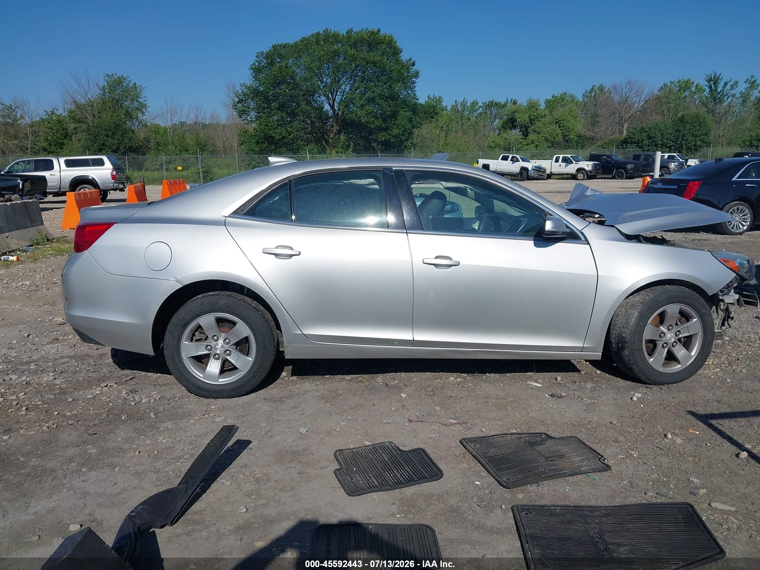 2015 Chevrolet Malibu 1lt Silver vin: 1G11C5SL5FU143911
