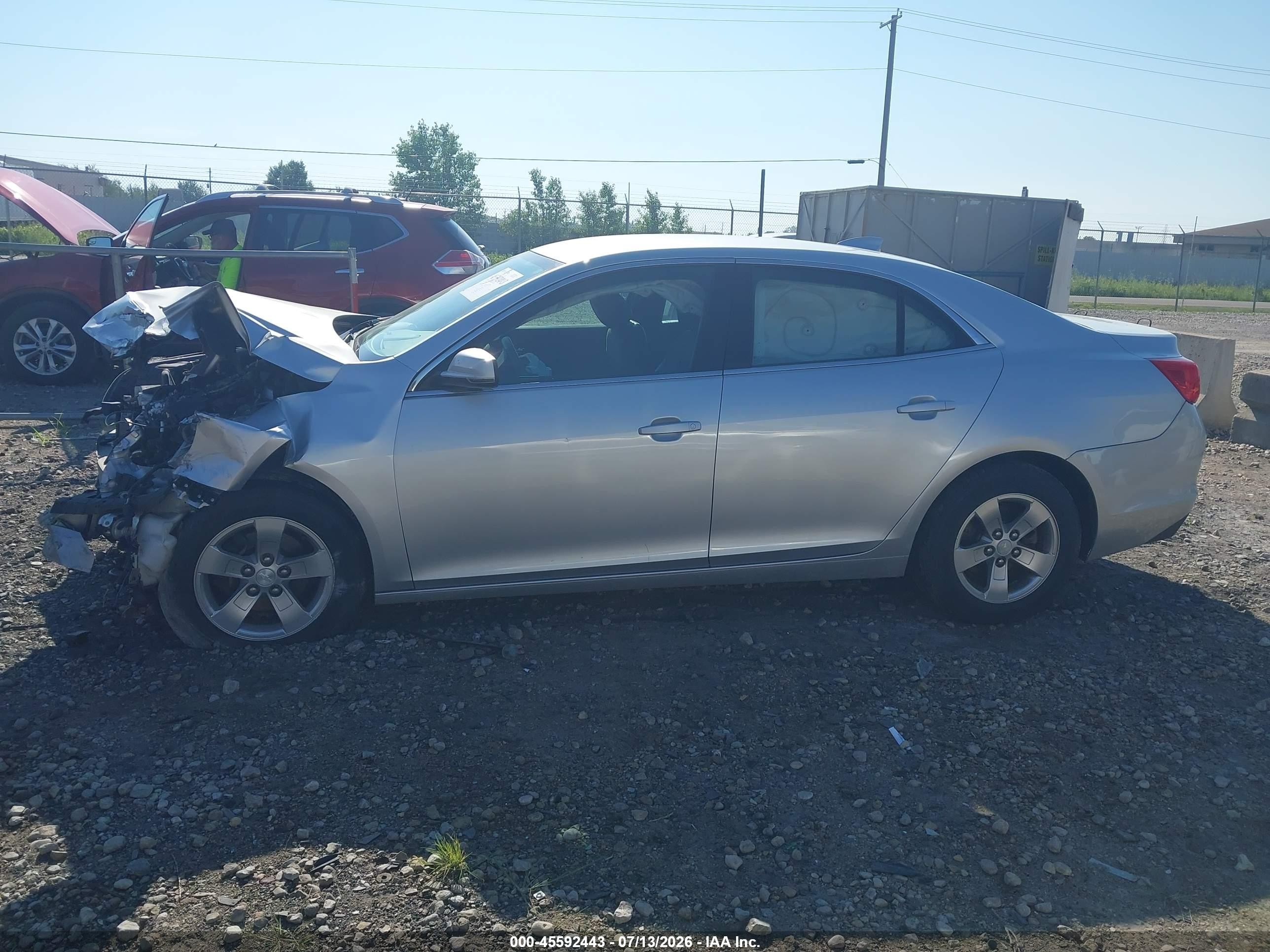 2015 Chevrolet Malibu 1lt Silver vin: 1G11C5SL5FU143911