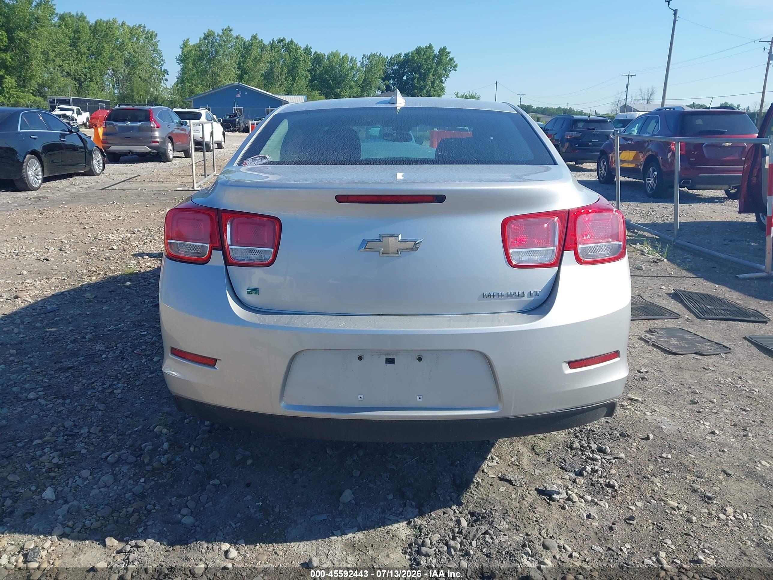2015 Chevrolet Malibu 1lt Silver vin: 1G11C5SL5FU143911