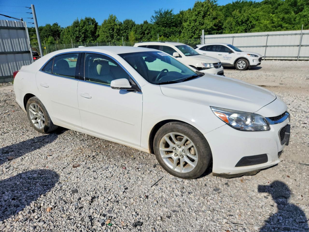 2015 Chevrolet Malibu 1lt Белый vin: 1G11C5SL5FU152558