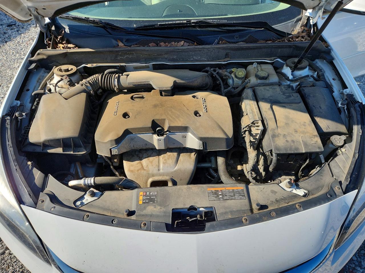 2015 Chevrolet Malibu 1lt Белый vin: 1G11C5SL5FU152558