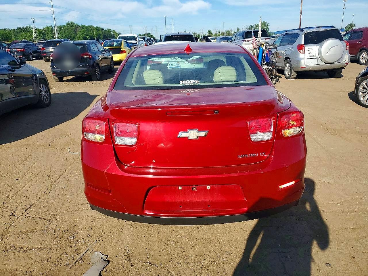 2014 Chevrolet Malibu 1lt Red vin: 1G11C5SL6EF113285