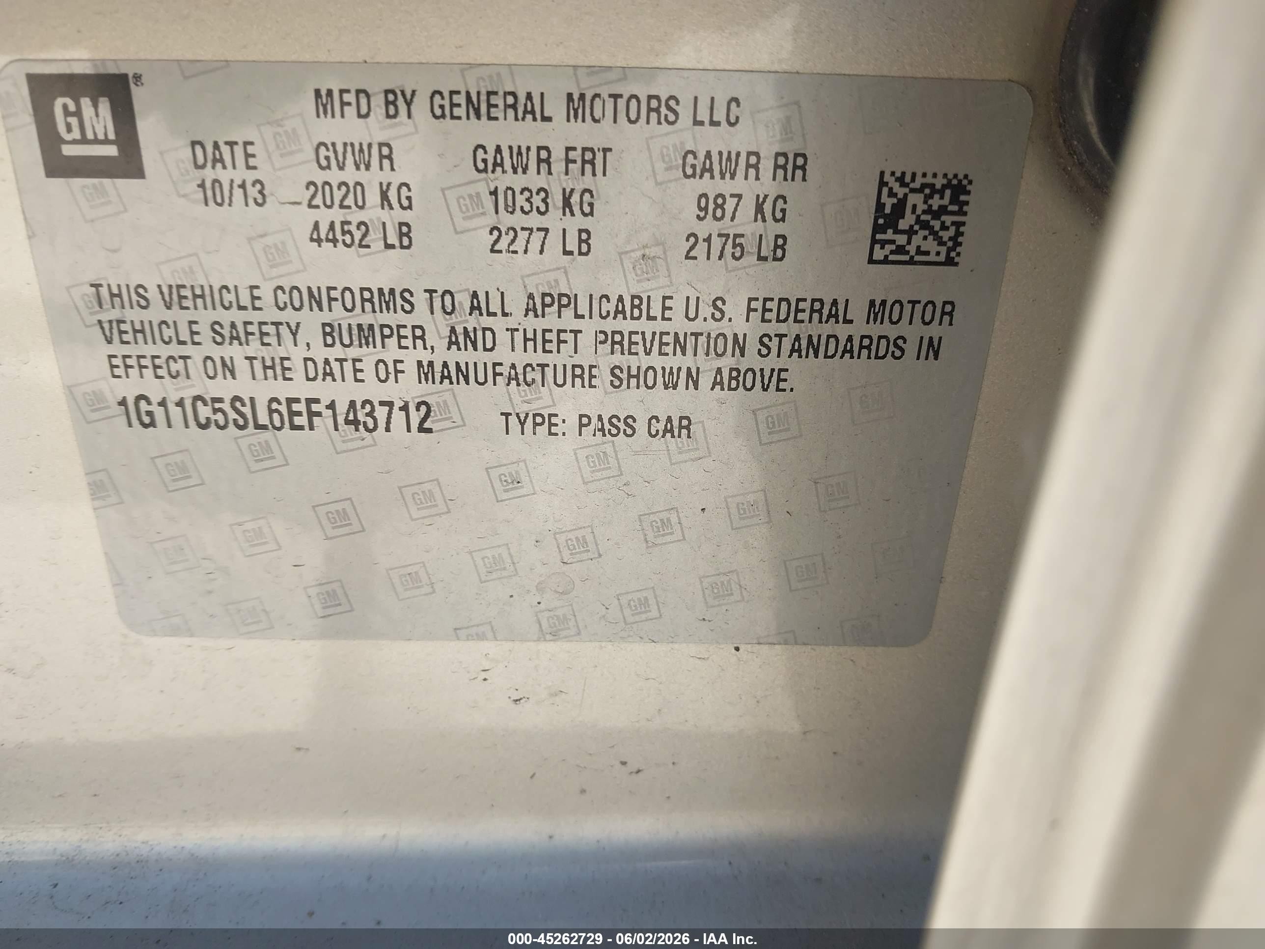 2014 Chevrolet Malibu 1lt Желто-коричневый vin: 1G11C5SL6EF143712