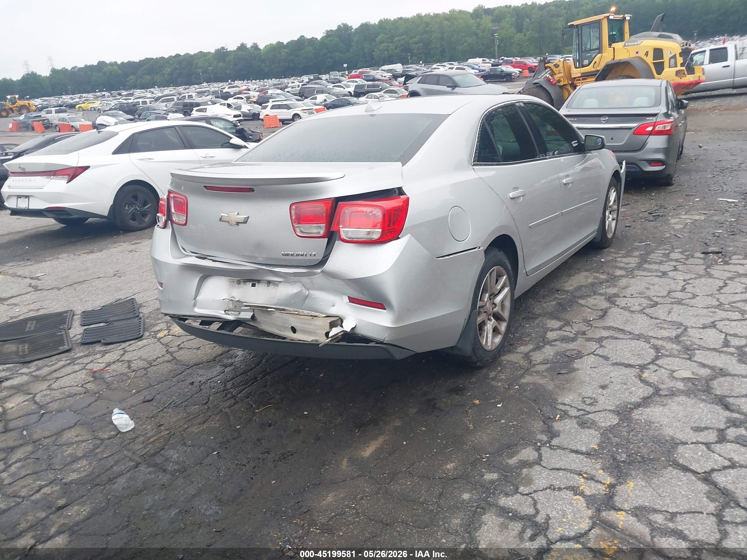 2014 Chevrolet Malibu 1lt Silver vin: 1G11C5SL6EF148439