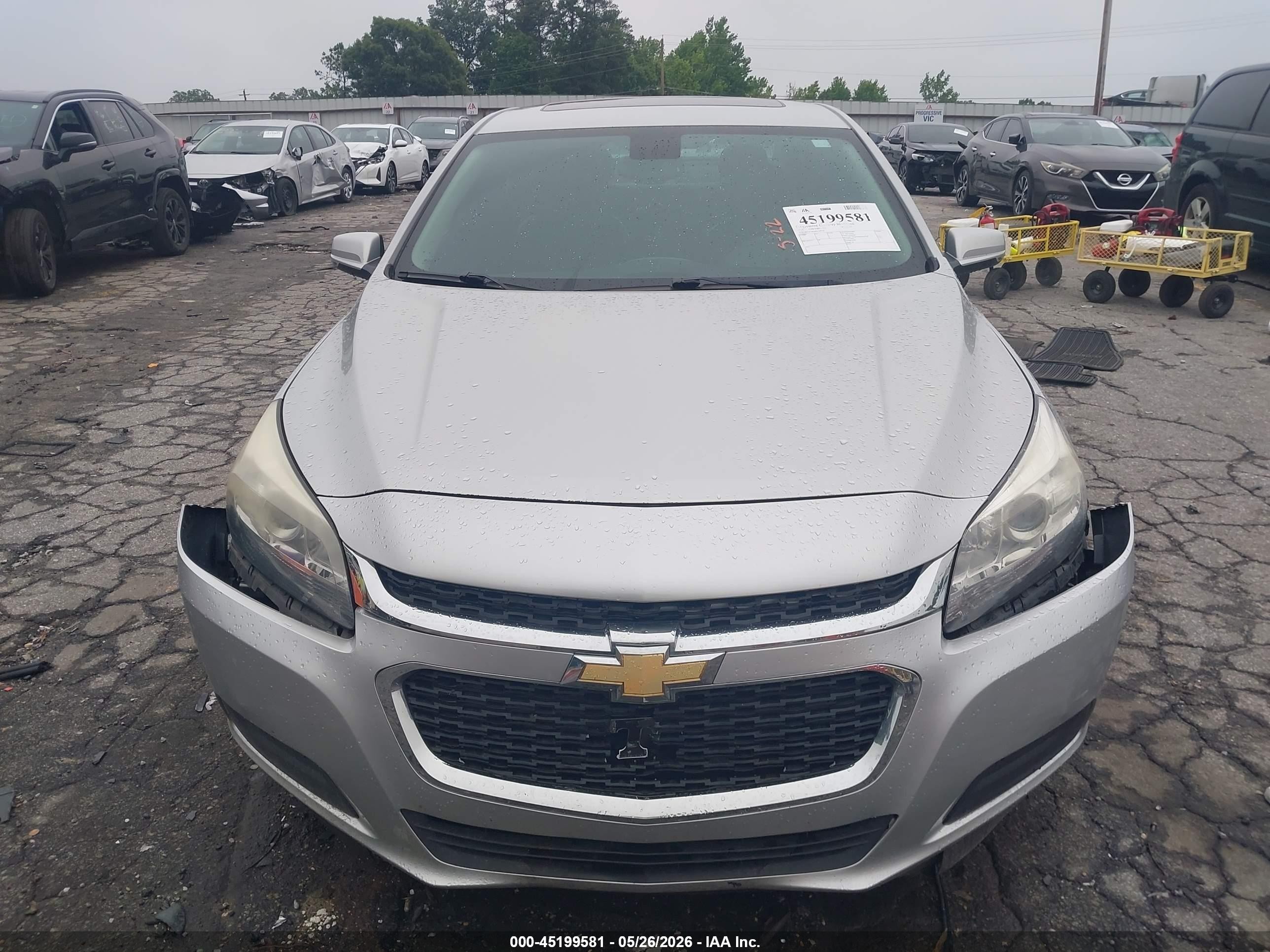 2014 Chevrolet Malibu 1lt Silver vin: 1G11C5SL6EF148439