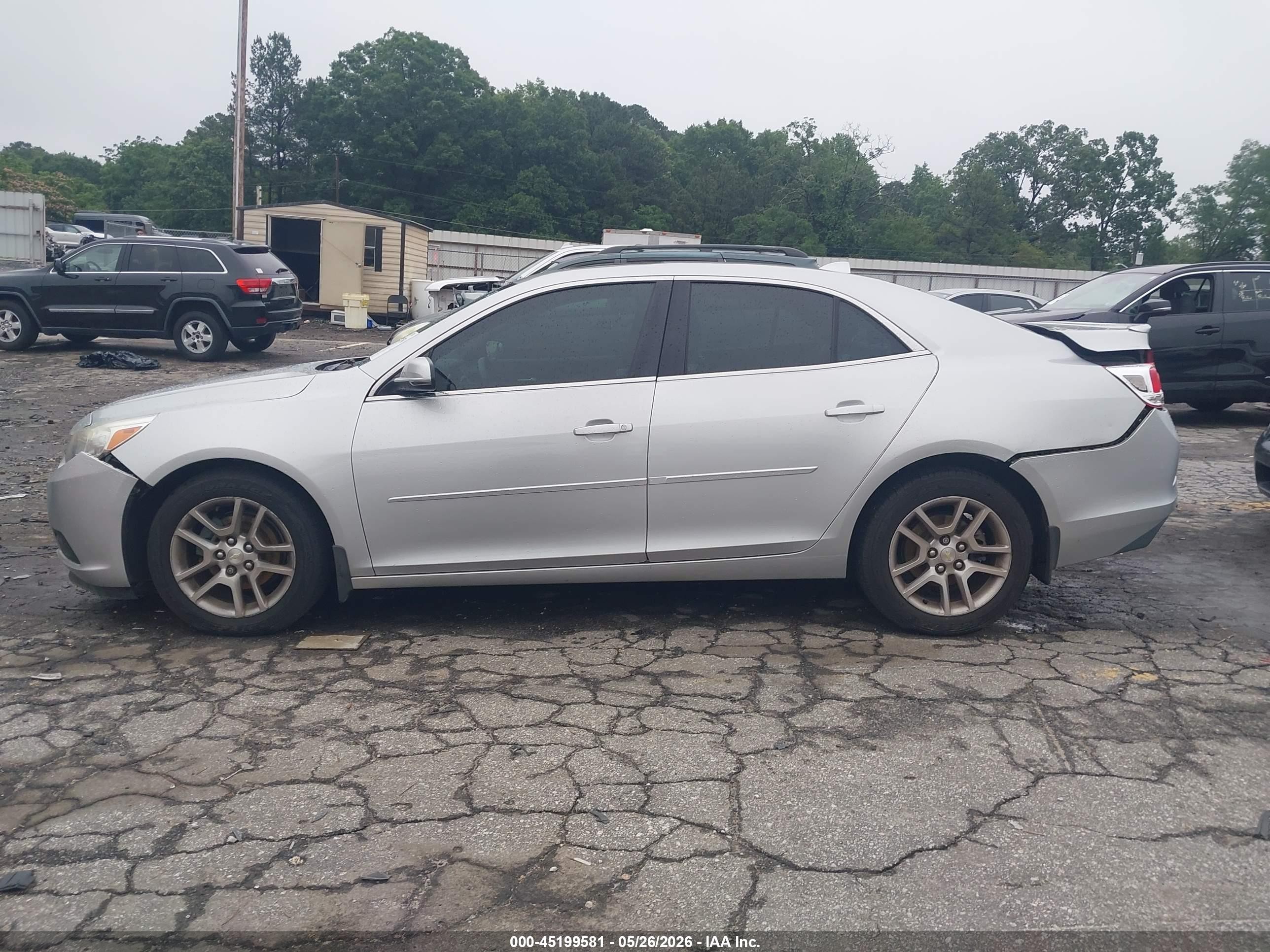 2014 Chevrolet Malibu 1lt Silver vin: 1G11C5SL6EF148439