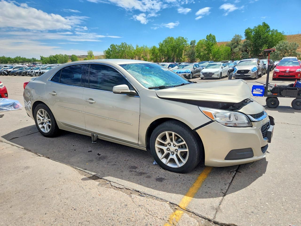 2014 Chevrolet Malibu 1lt Beige vin: 1G11C5SL6EF166763