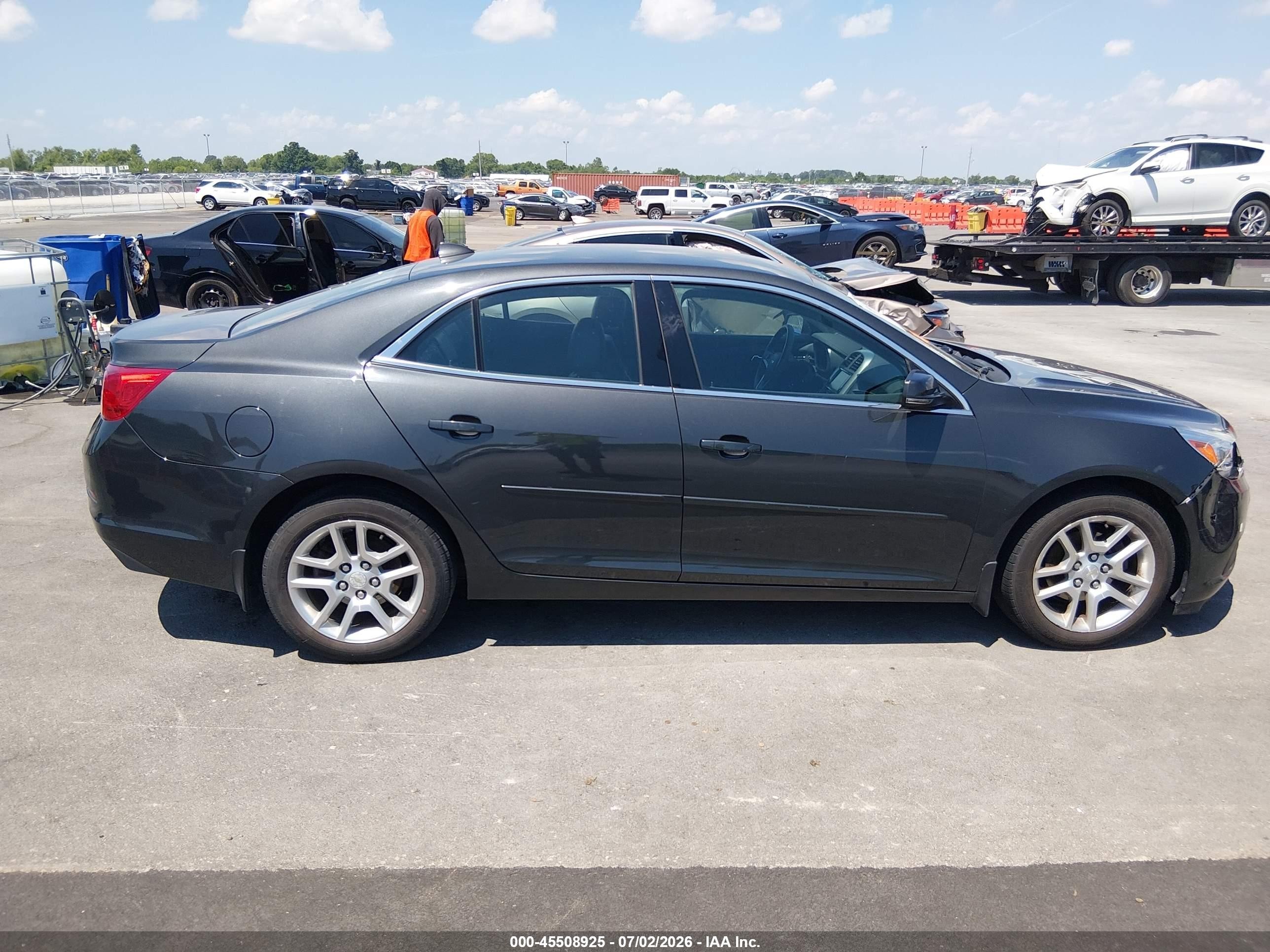 2014 Chevrolet Malibu 1lt Gray vin: 1G11C5SL6EF211152